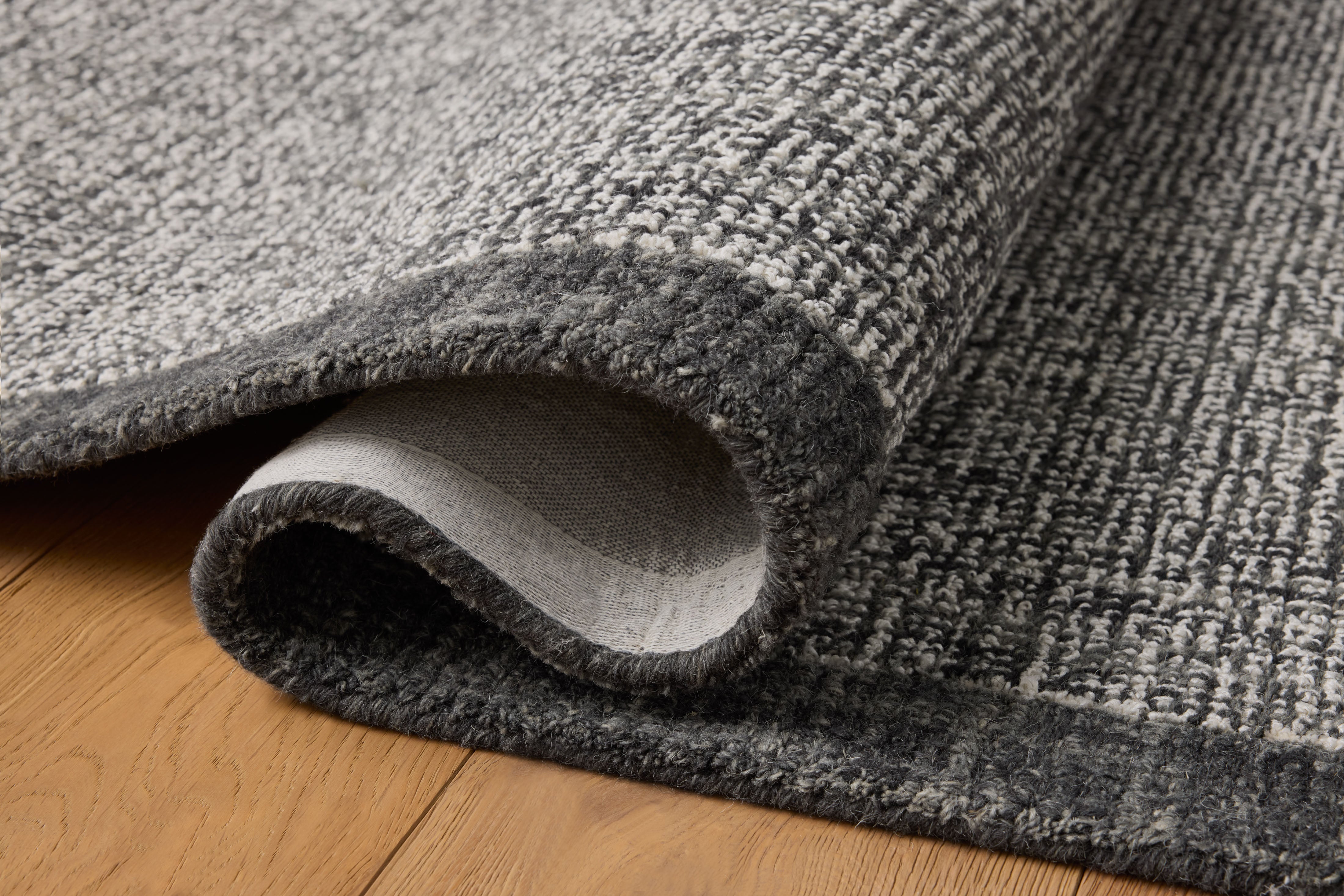 Magnolia Home by Joanna Gaines x Loloi Henley Ivory / Charcoal Rug RUGS - wool Loloi