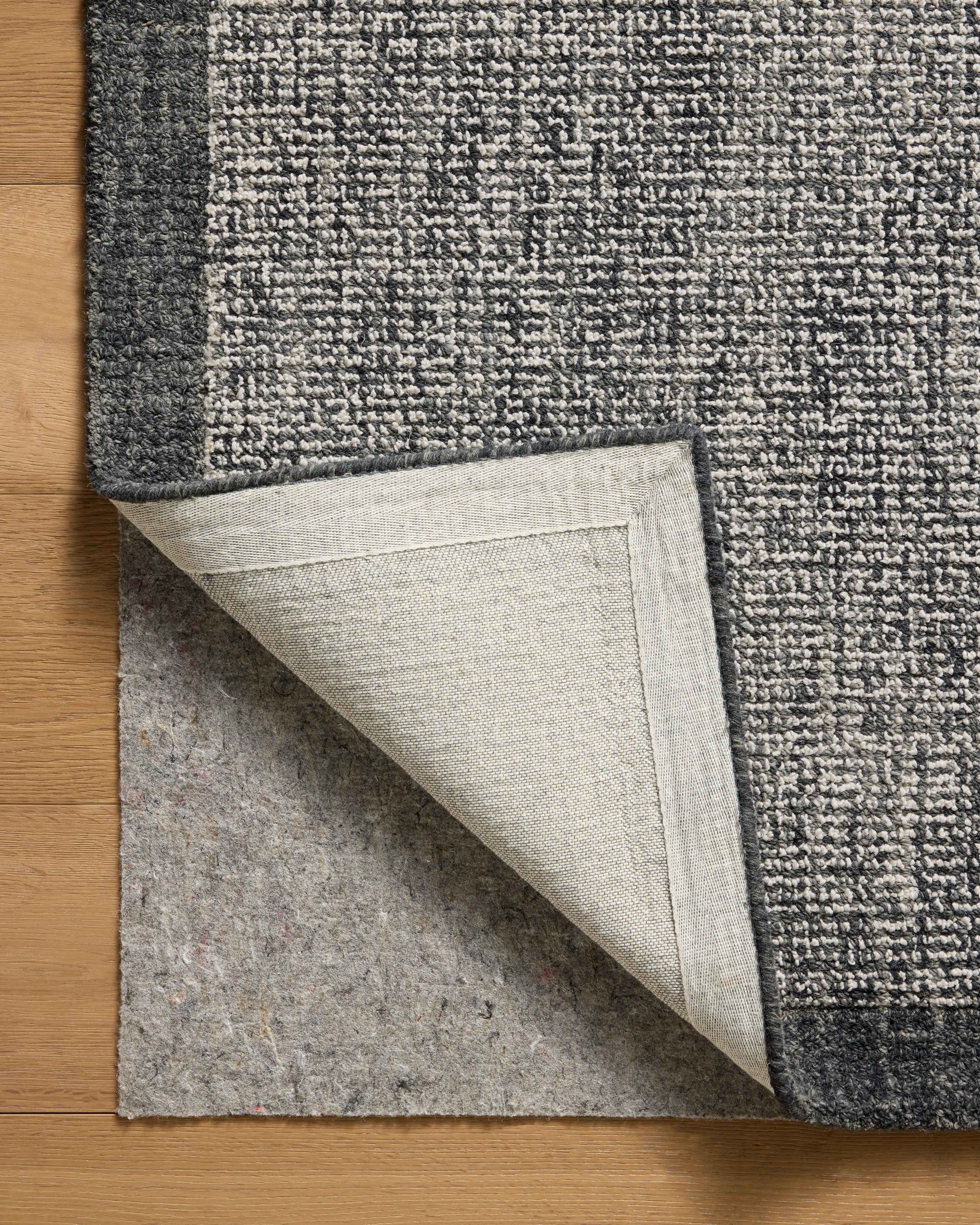 Magnolia Home by Joanna Gaines x Loloi Henley Ivory / Charcoal Rug RUGS - wool Loloi