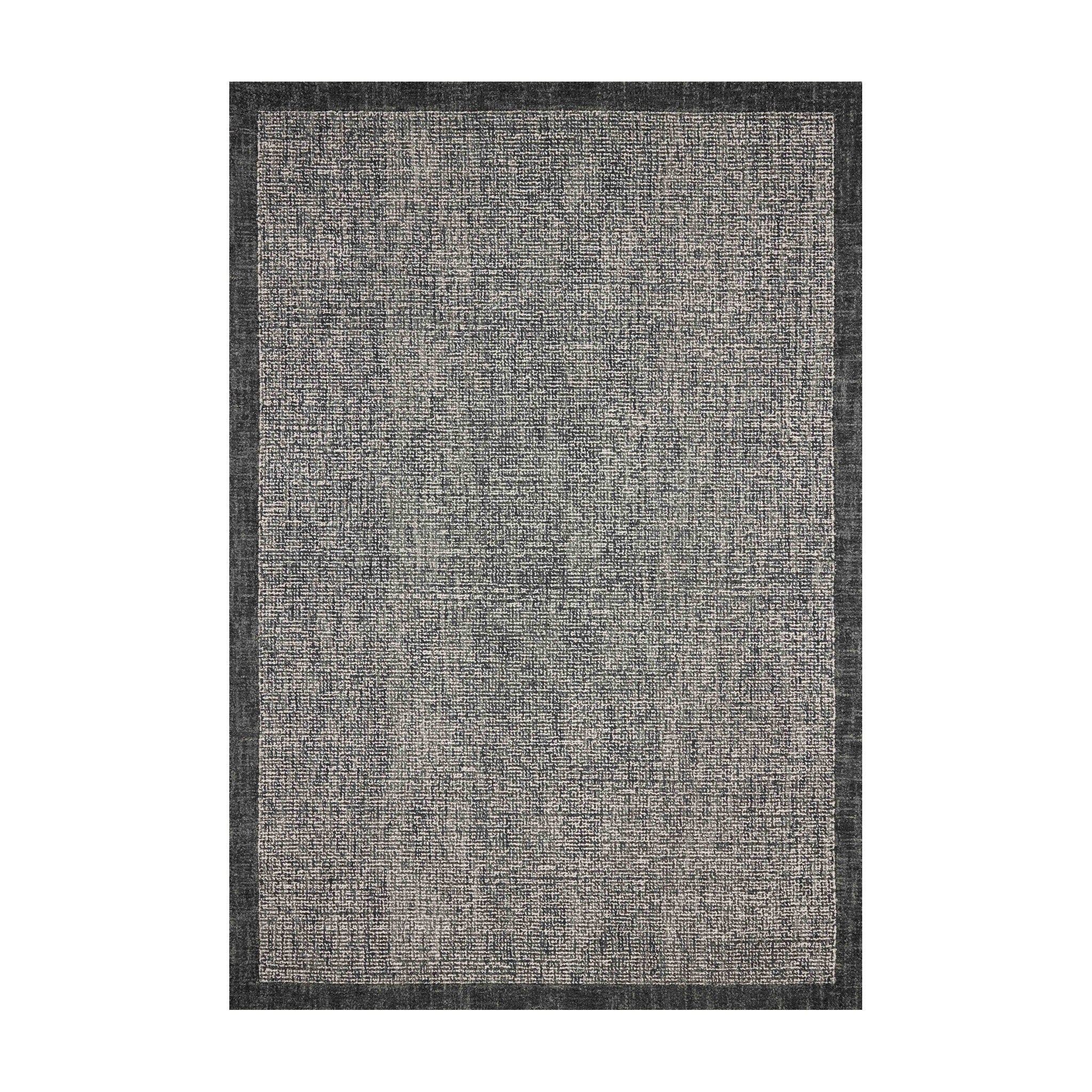 Joanna Gaines x Loloi Henley Ivory / Charcoal Rug, 18" x 18"