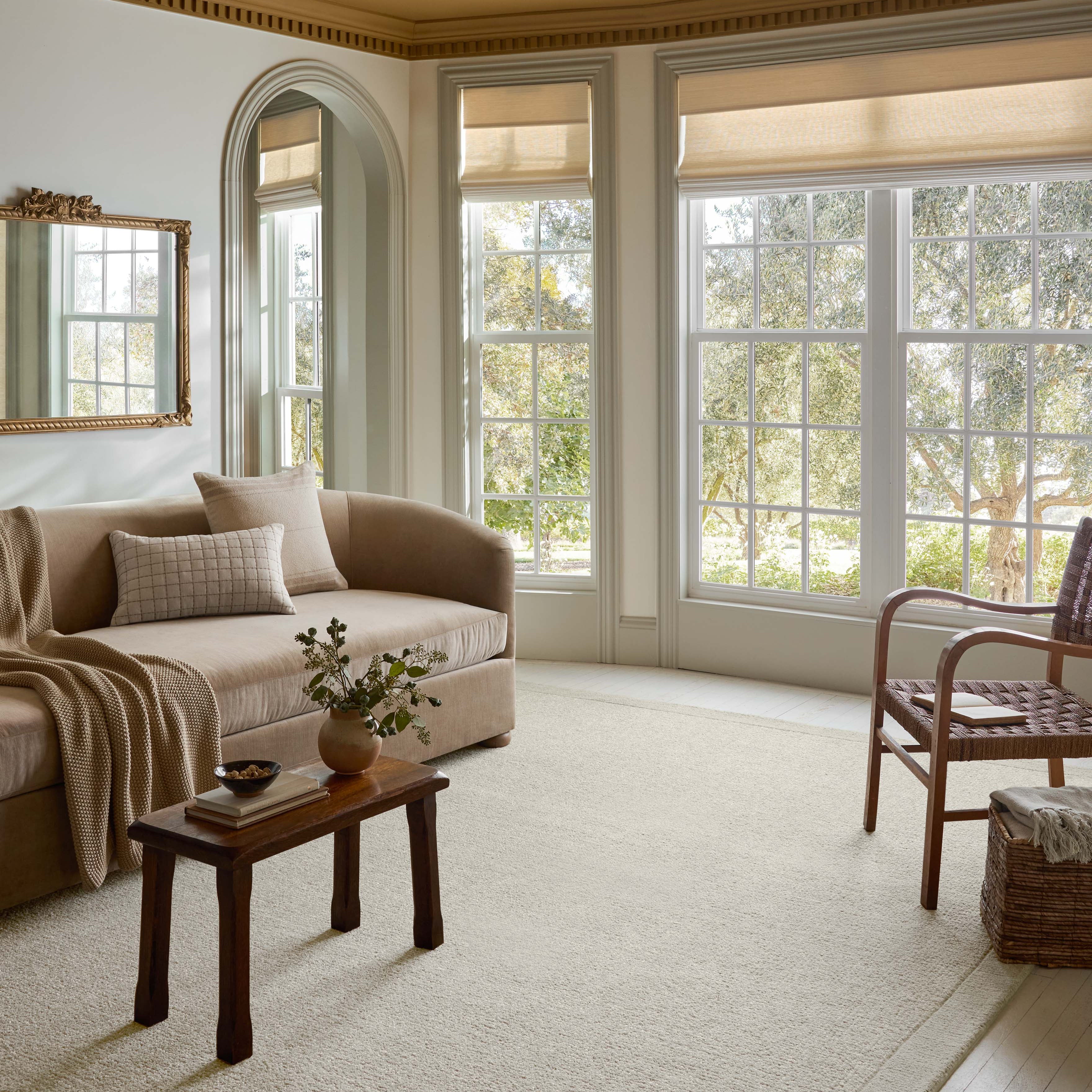 Magnolia Home by Joanna Gaines x Loloi Henley Ivory / Silver Rug RUGS - wool Loloi 18" x 18" sample