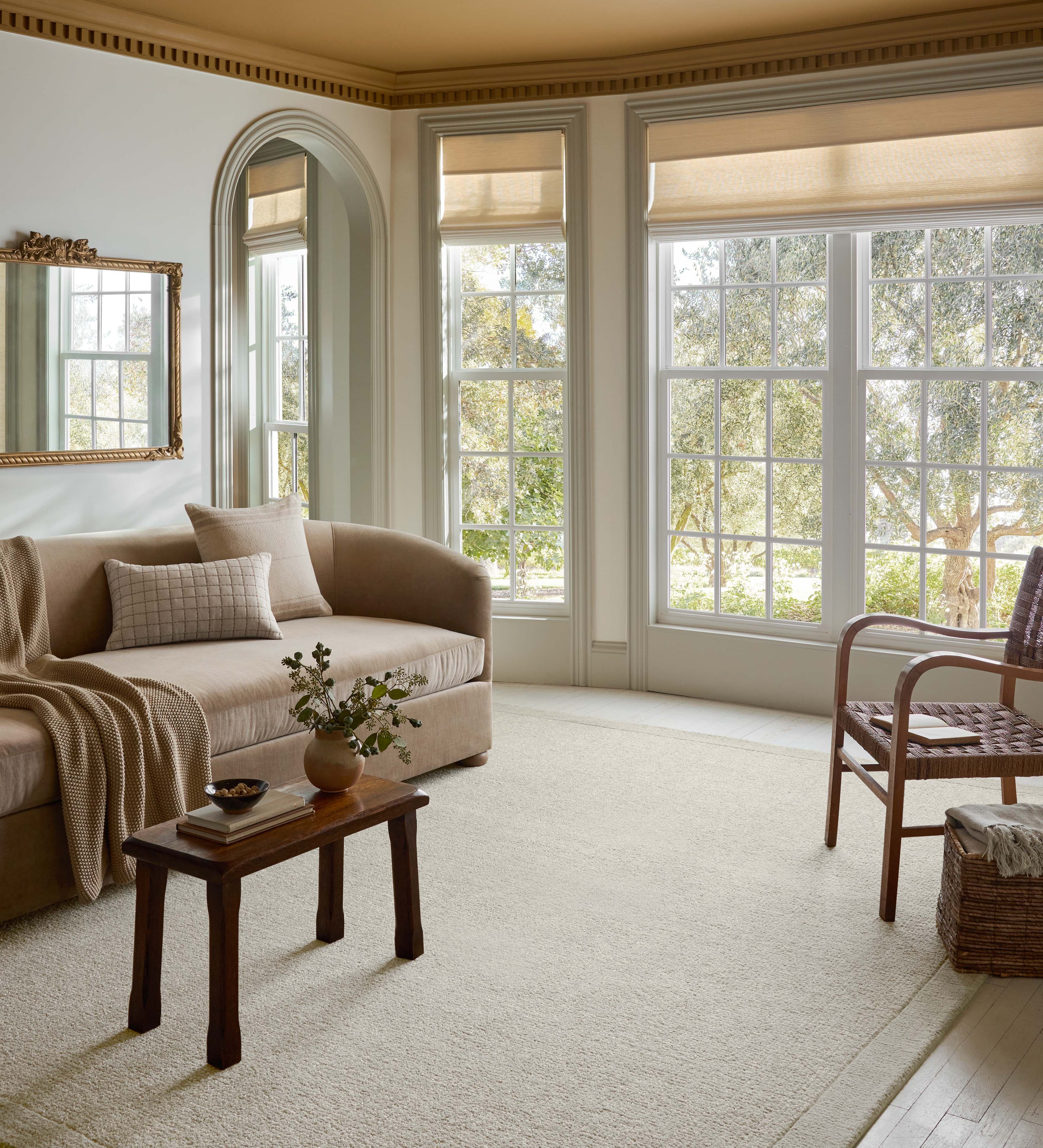 Magnolia Home by Joanna Gaines x Loloi Henley Ivory / Silver Rug RUGS - wool Loloi 18" x 18" sample