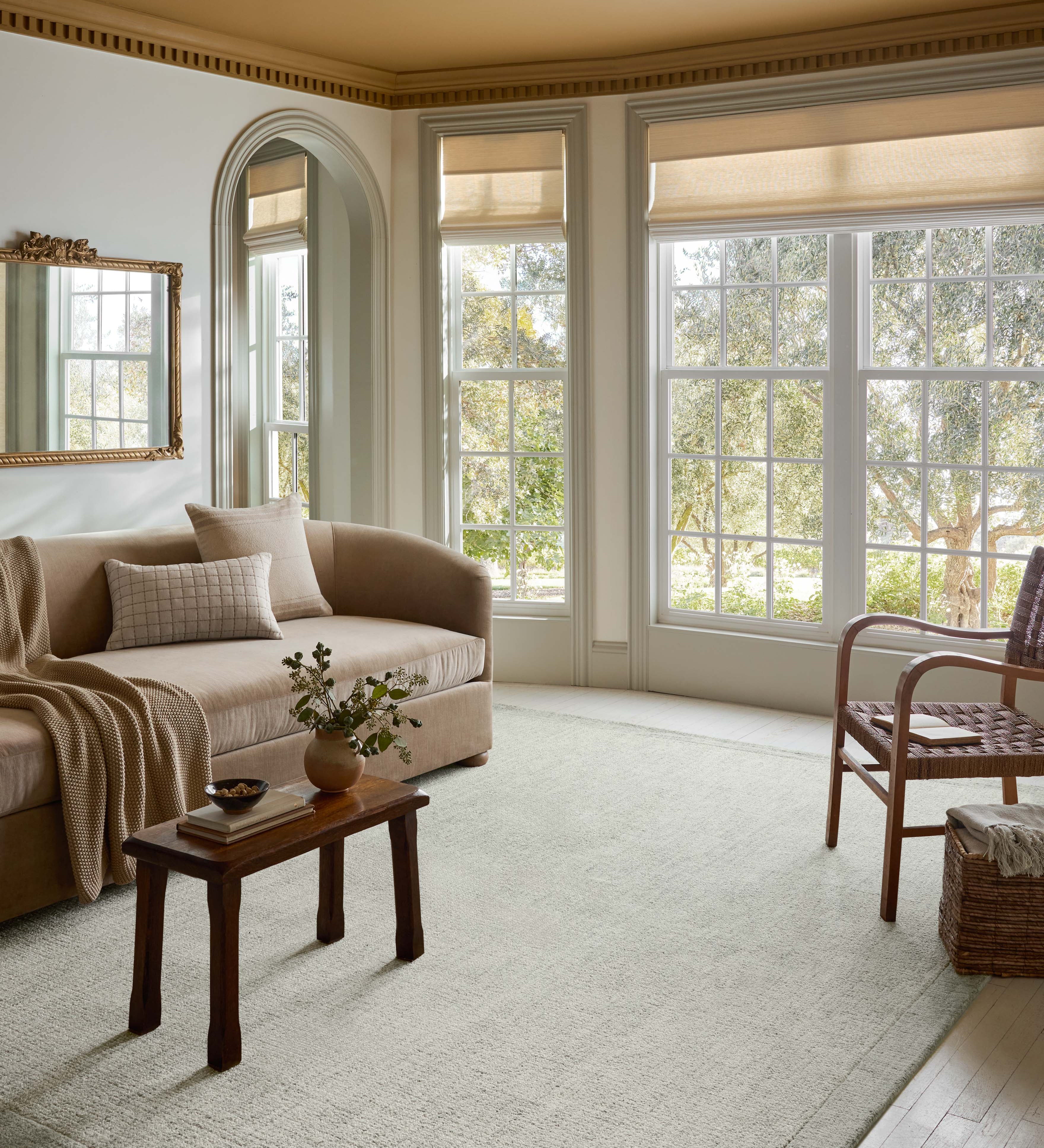 Magnolia Home by Joanna Gaines x Loloi Henley Ivory / Spa Rug RUGS - wool Loloi 18" x 18" sample
