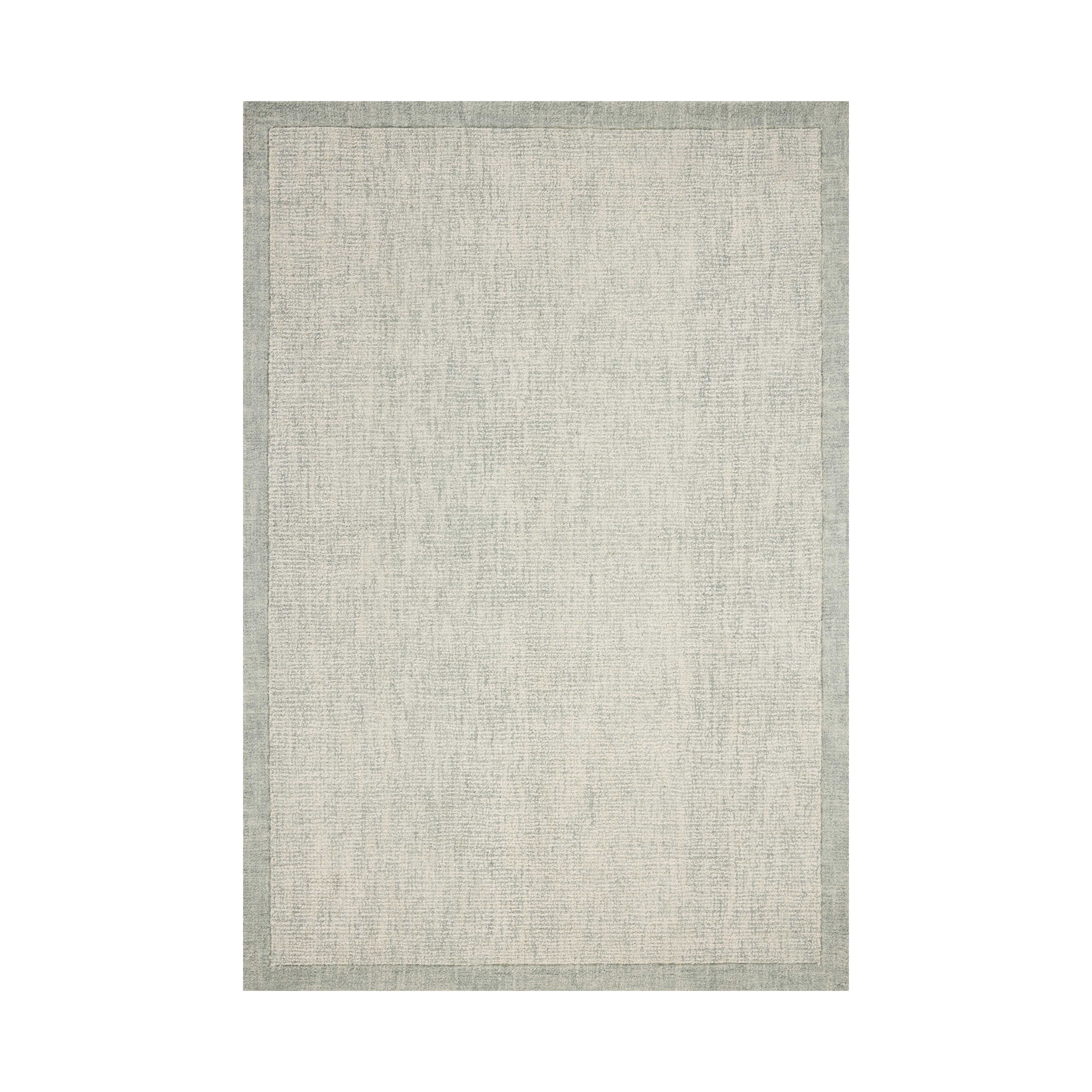 Magnolia Home by Joanna Gaines x Loloi Henley Ivory / Spa Rug RUGS - wool Loloi 18" x 18" sample