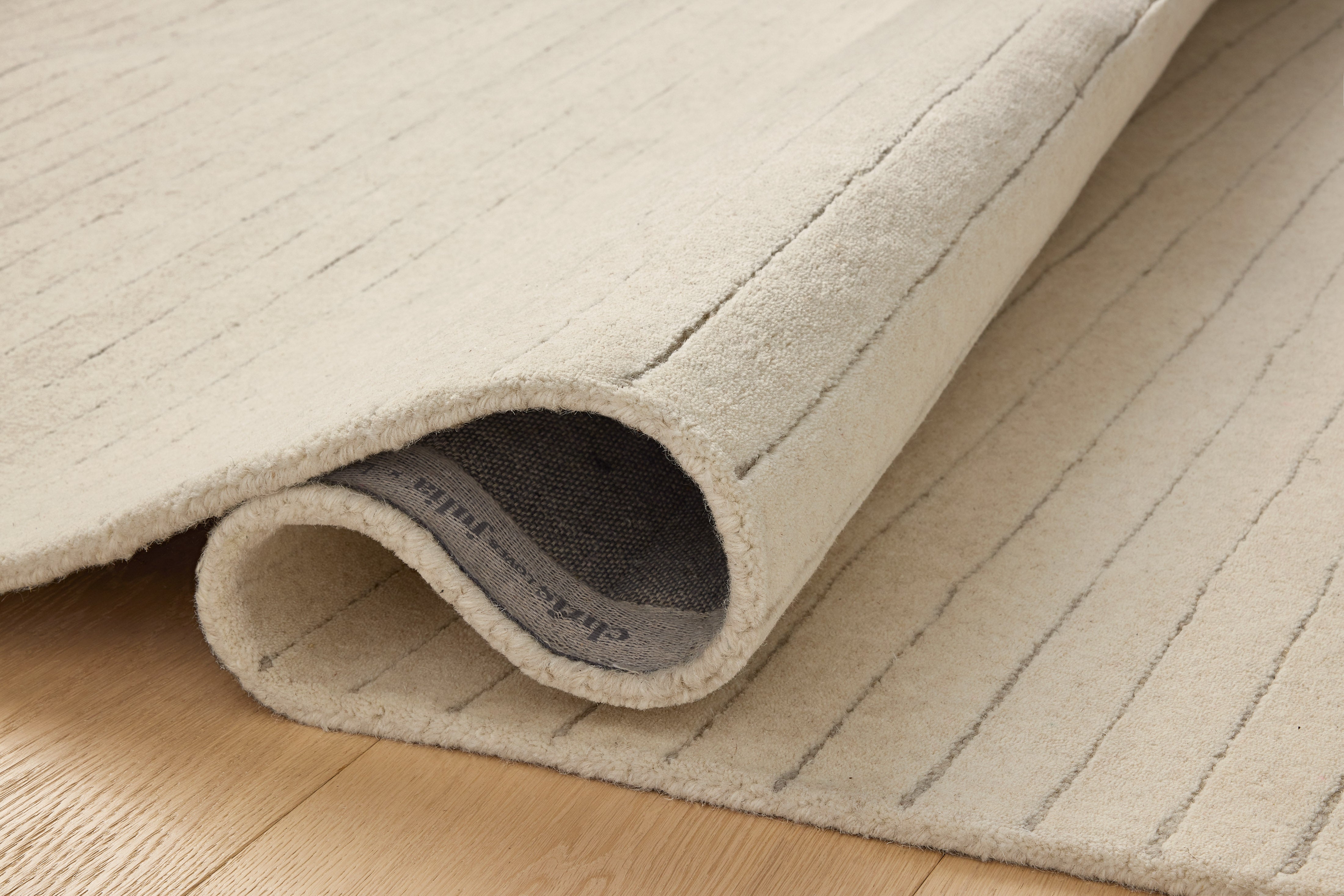 Chris Loves Julia x Loloi Henry Ivory / Dove Rug RUGS - striped Loloi