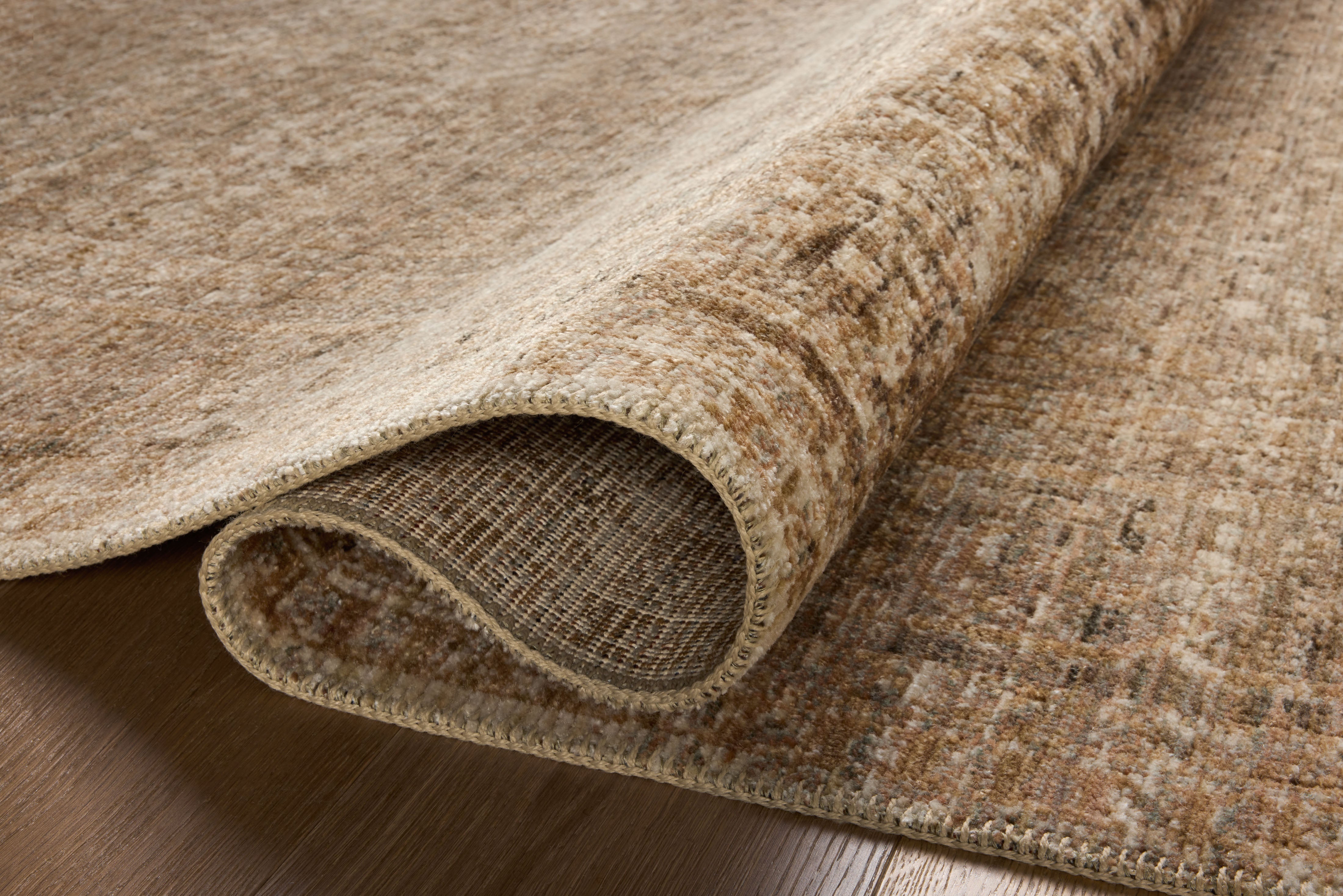 Loloi Heritage Clay / Natural Rug 0-RUGS-patterned Loloi