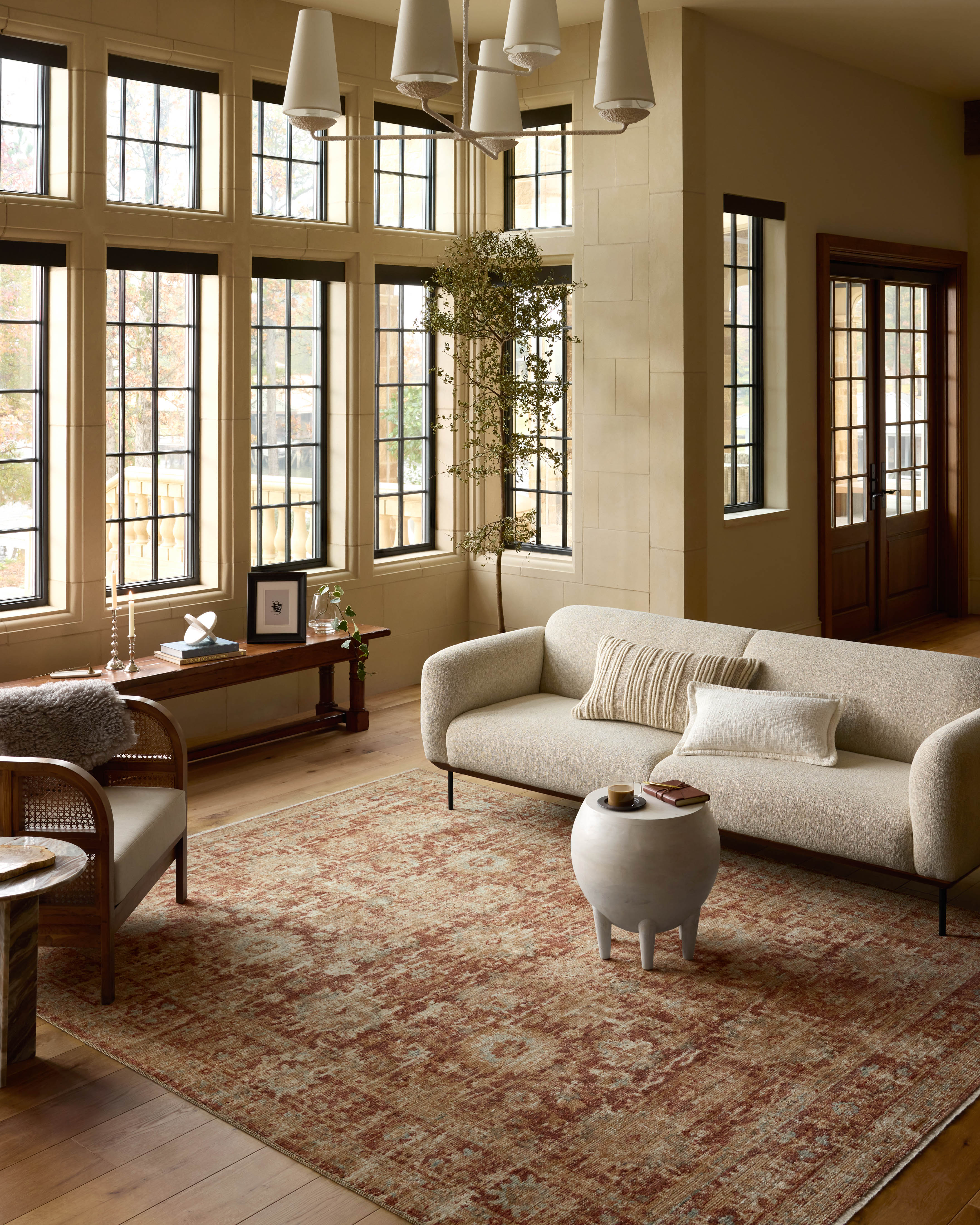 Loloi Heritage Brick / Multi Rug 0-RUGS-patterned Loloi