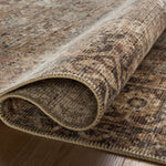 Loloi Heritage Mocha / Denim Square Rug RUGS - wool Loloi