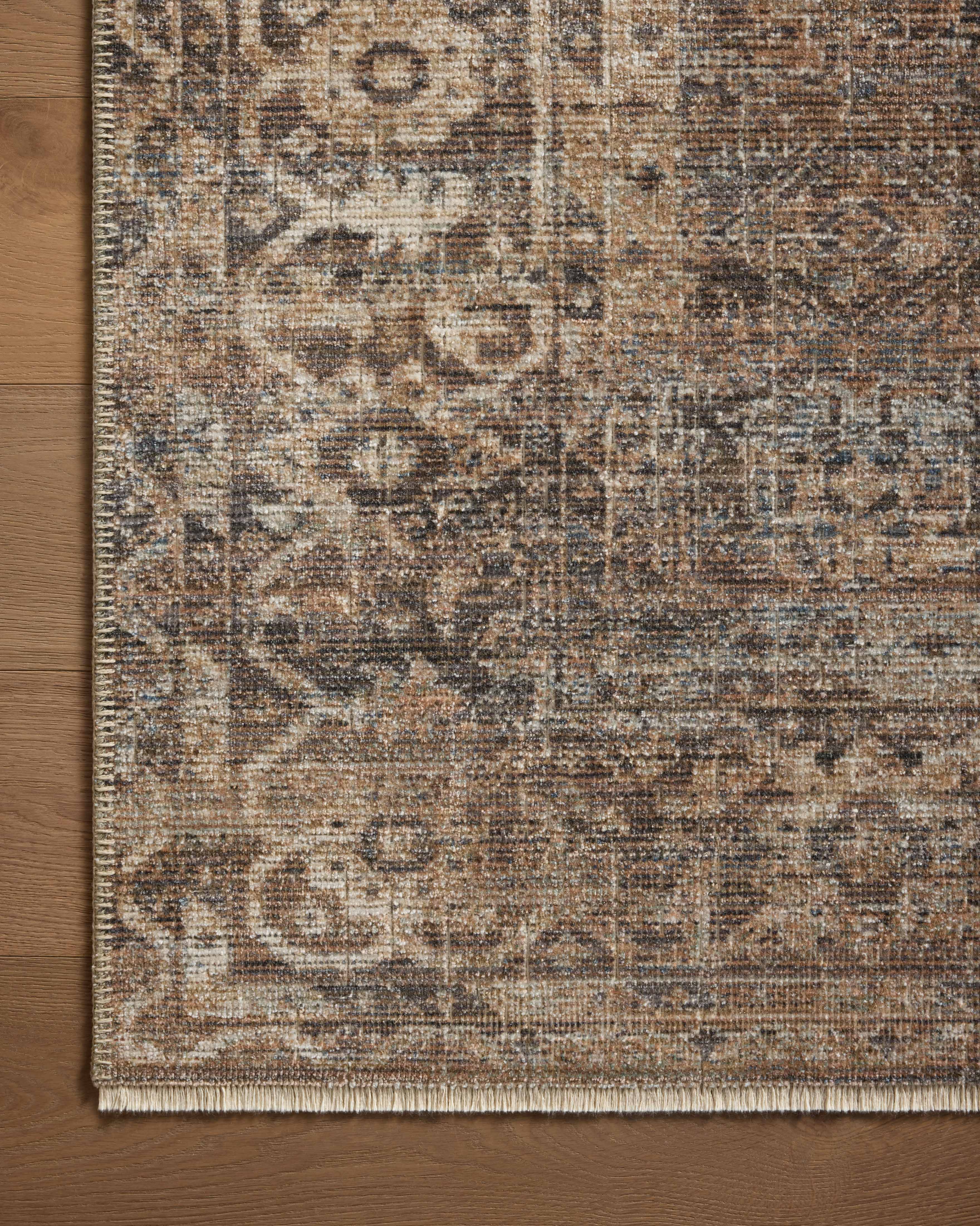 Loloi Heritage Mocha / Denim Runner Rug RUGS - wool Loloi