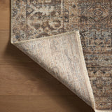 FLOOR MODEL - Loloi Heritage Mocha / Denim Rug - 2'5" x 8' IN STORE - Rugs Loloi