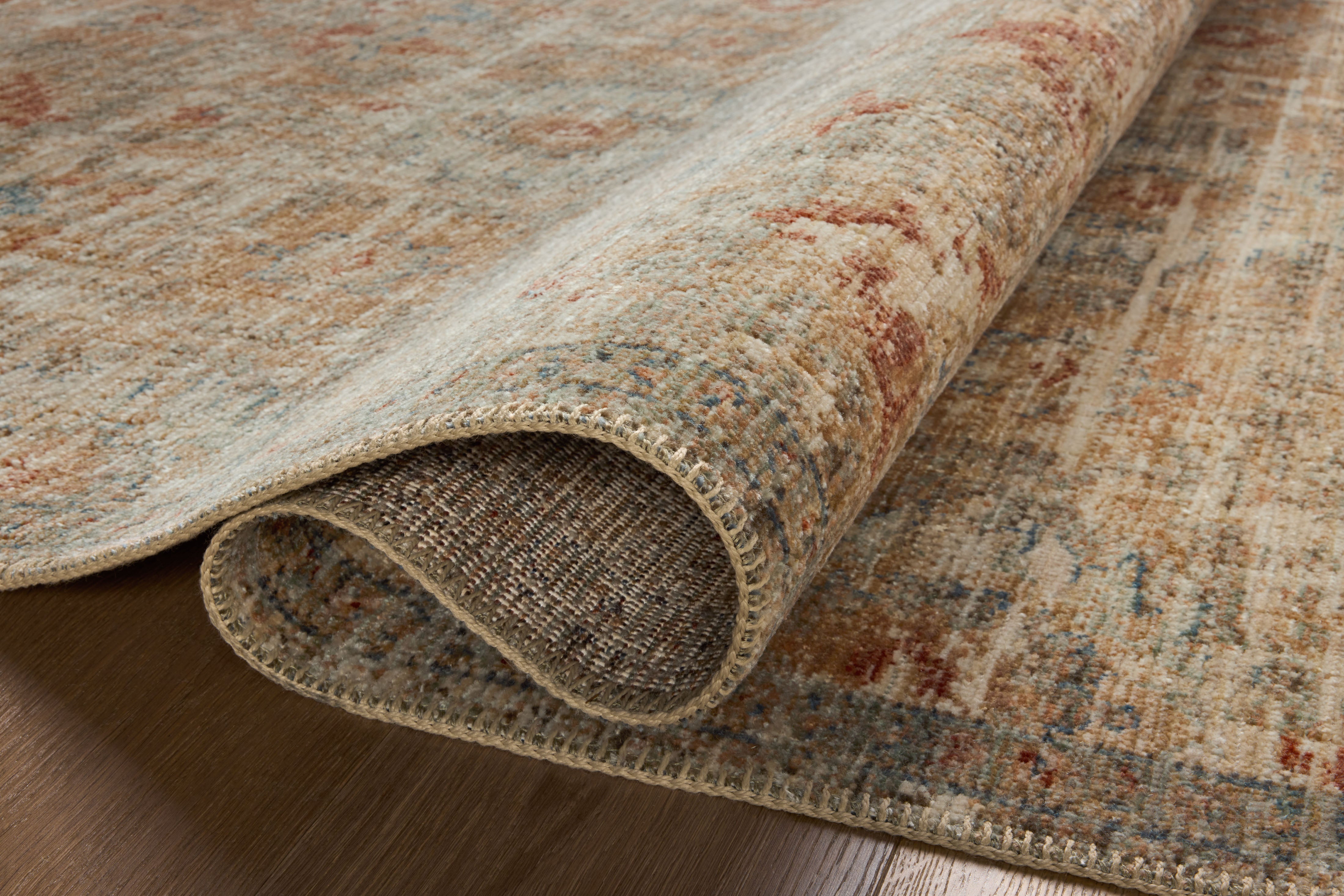 Loloi Heritage Grey / Sunset Rug 0-RUGS-patterned Loloi