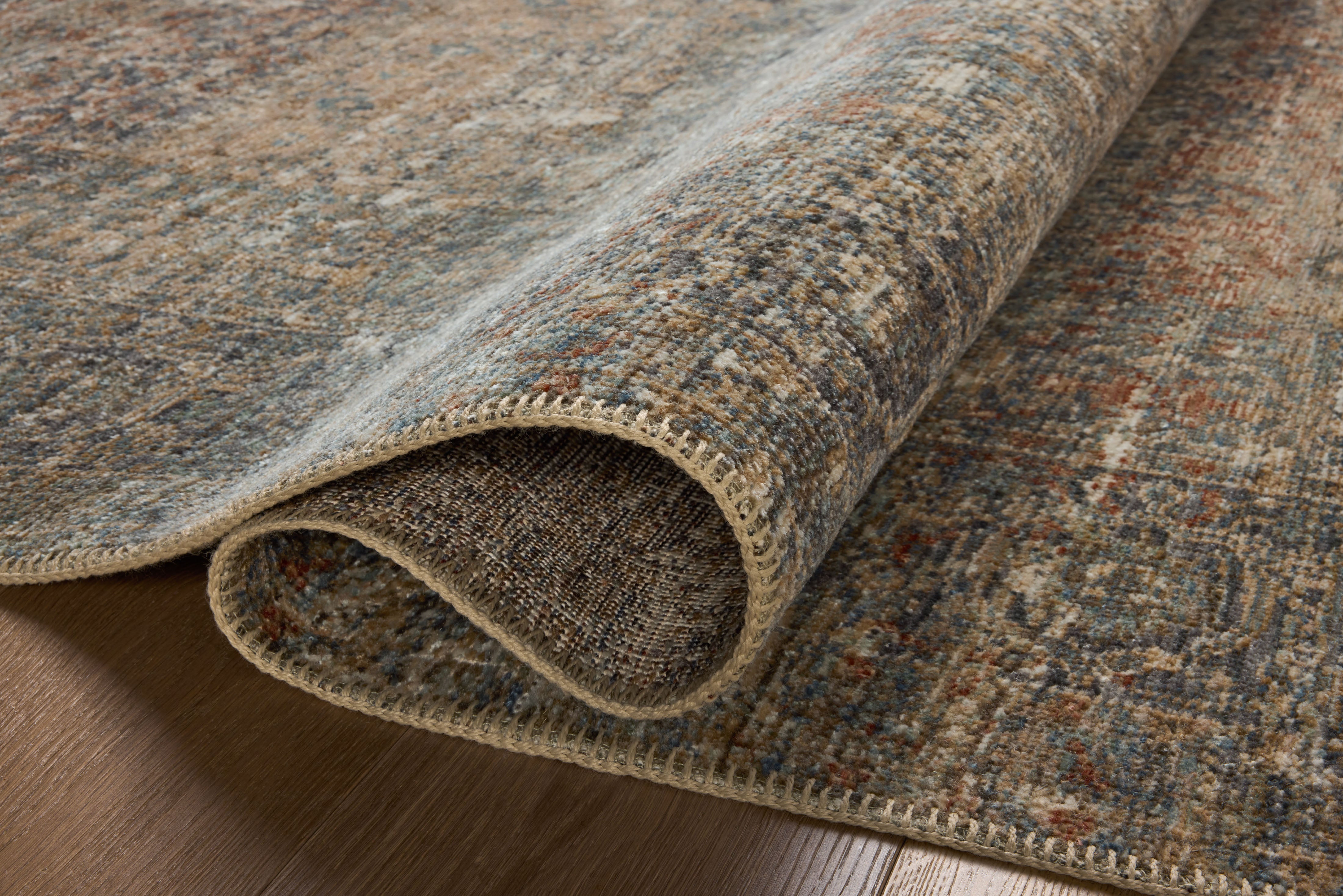 Loloi Heritage Midnight / Multi Runner Rug RUGS - wool Loloi