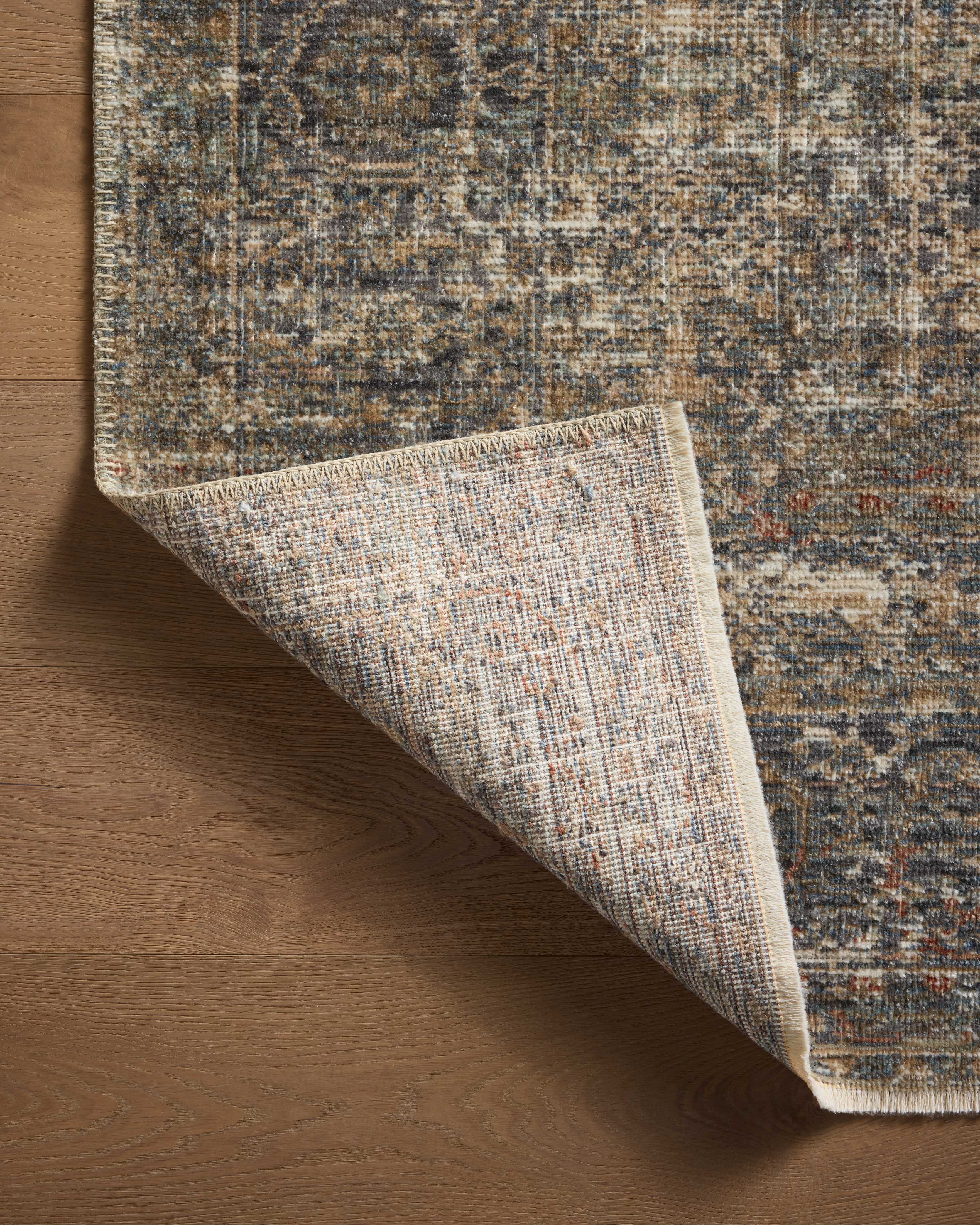 Loloi Heritage Midnight / Multi Square Rug RUGS - wool Loloi