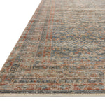 Loloi Heritage Blue / Rust Runner Rug RUGS - wool Loloi