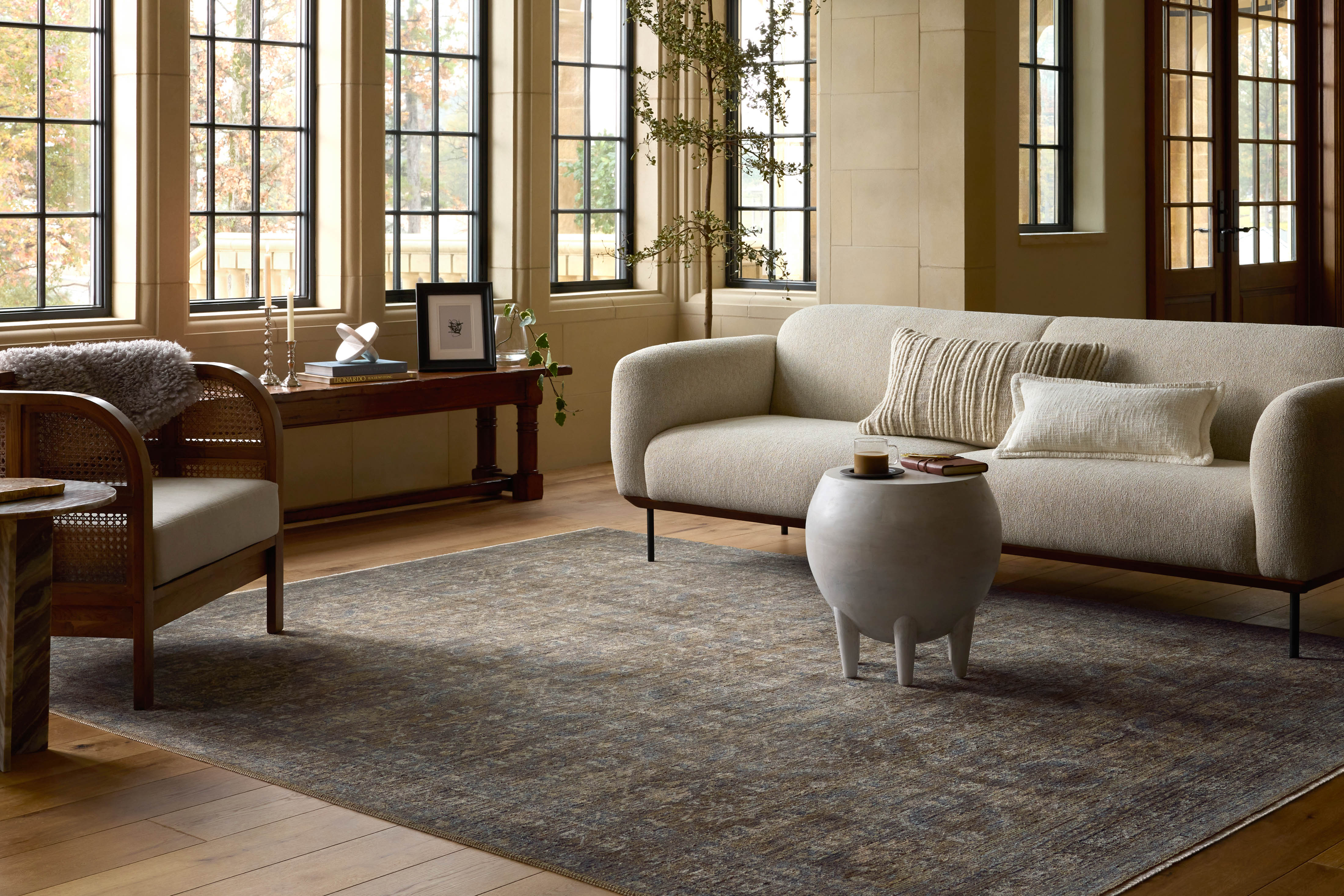 Loloi Heritage Lagoon / Tobacco Runner Rug RUGS - wool Loloi