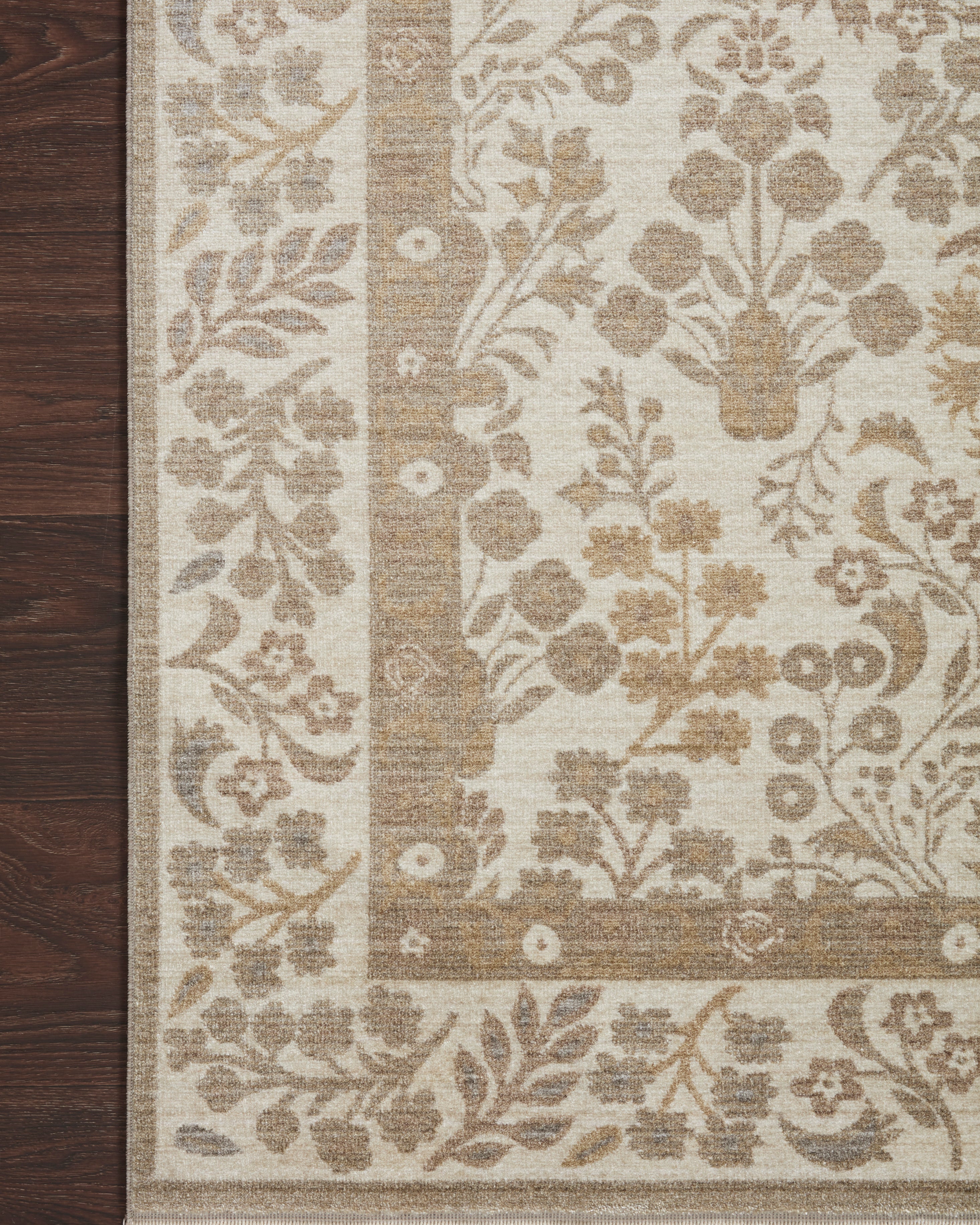 Rifle Paper Co. X Loloi/ Holland Lotte Khaki Rug 0-RUGS-patterned Loloi