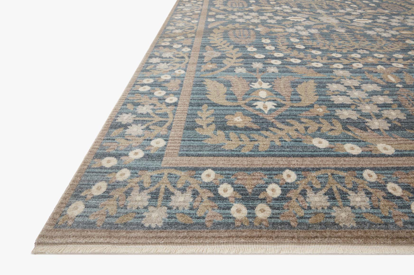 Rifle Paper Co. X Loloi/ Holland Anika Navy Rug 1-RUGS-patterned Loloi