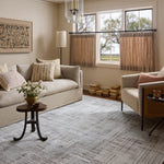Loloi Hollis Pebble / Ivory Rug RUGS - synthetic Loloi