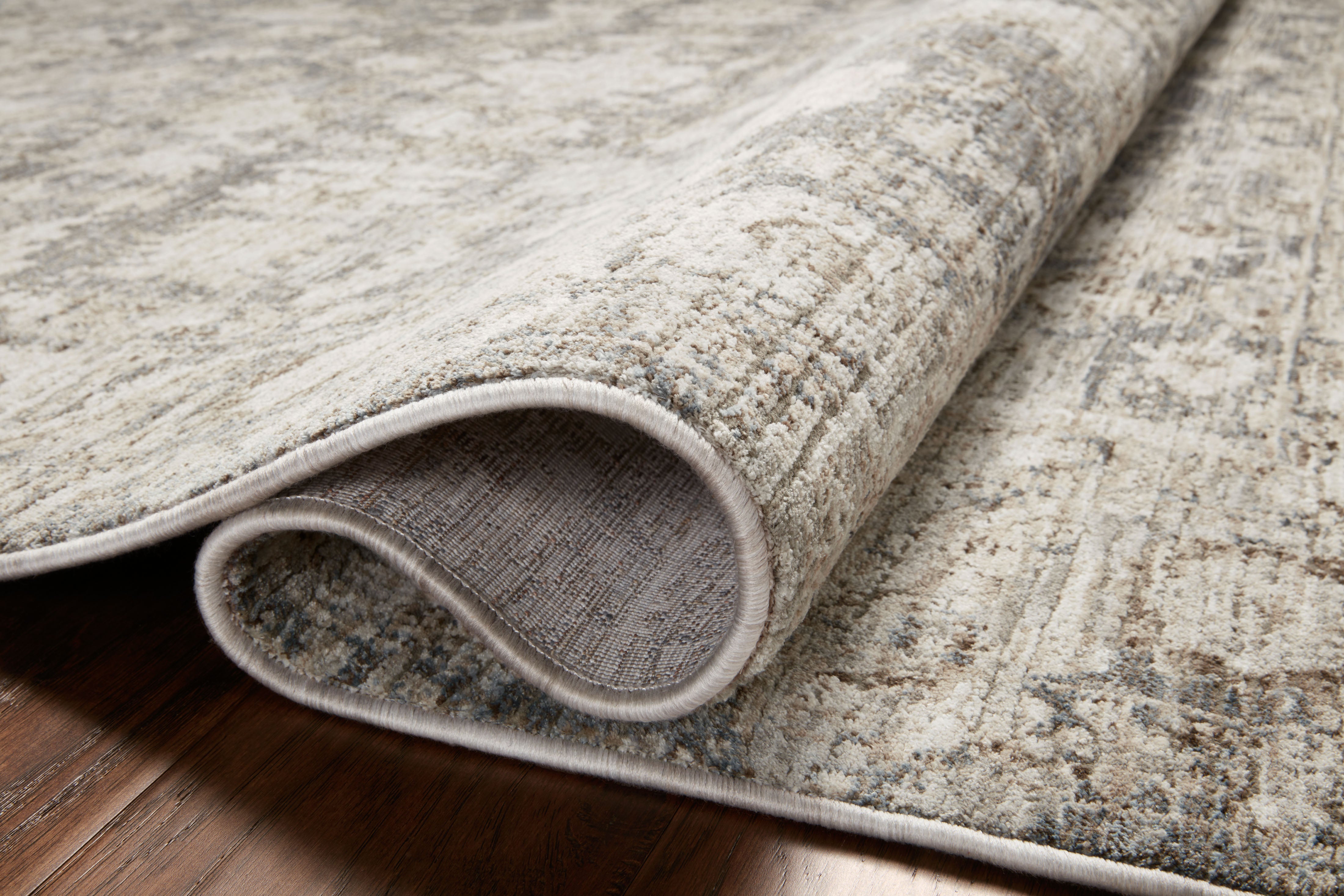 Amber Lewis x Loloi Honora Slate / Beige Rug 0-patterned rugs Loloi