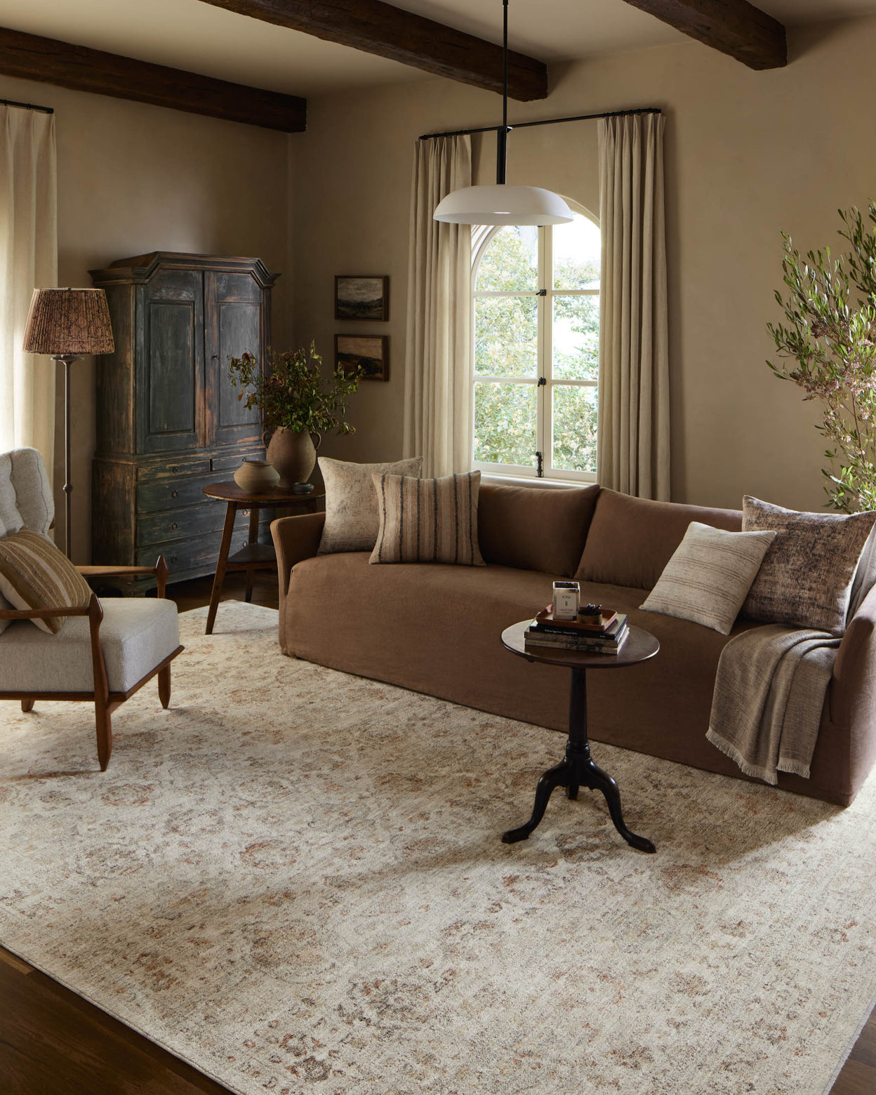 IN STORE - Loloi Honora Beige / Spice Rug IN STORE - Rugs Loloi
