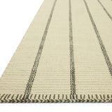 Amber Lewis x Loloi Harlan Ivory / Charcoal Rug RUGS - wool Loloi