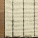 Amber Lewis x Loloi Harlan Ivory / Charcoal Rug RUGS - wool Loloi