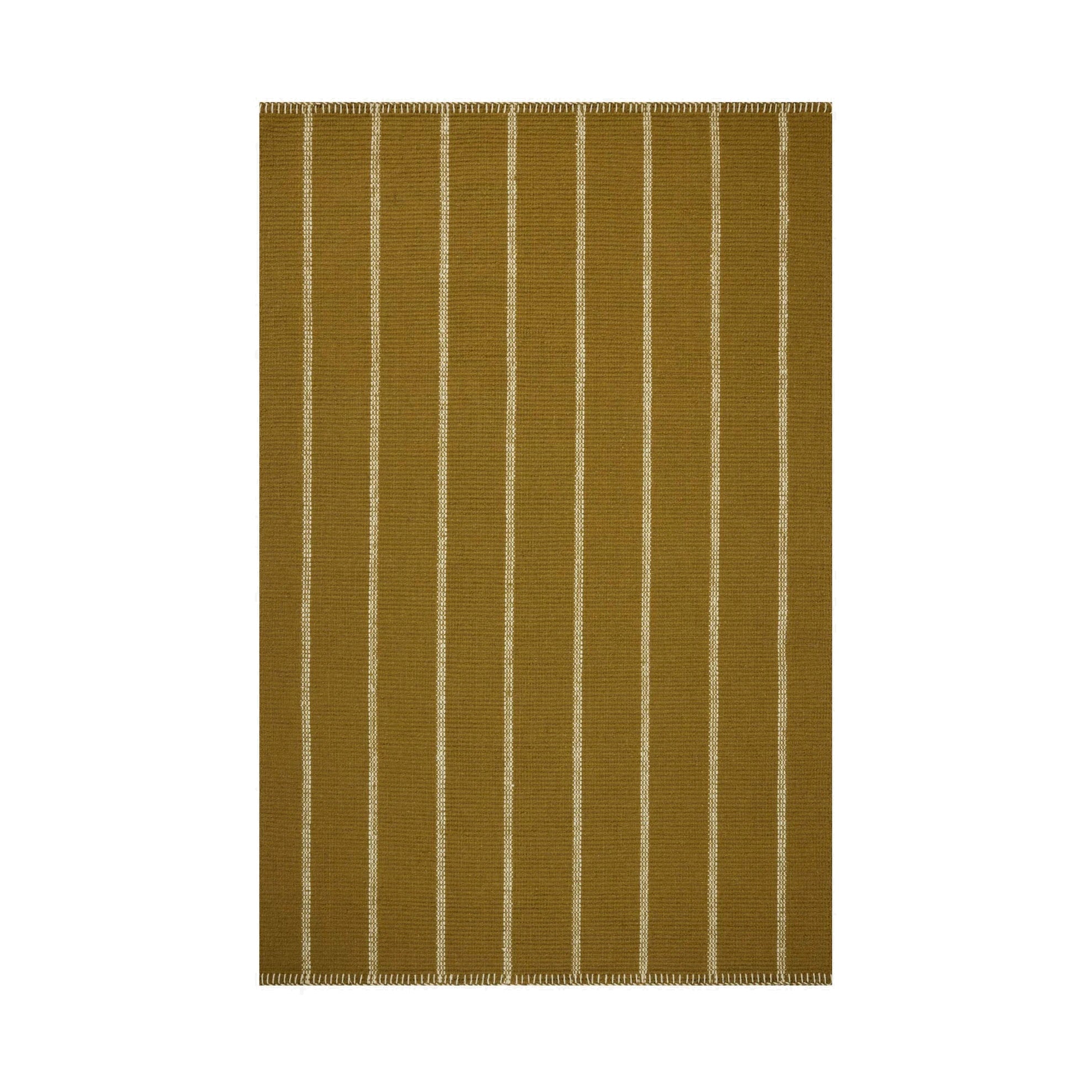Amber Lewis x Loloi Harlan Ochre / Ivory Rug RUGS - wool Loloi