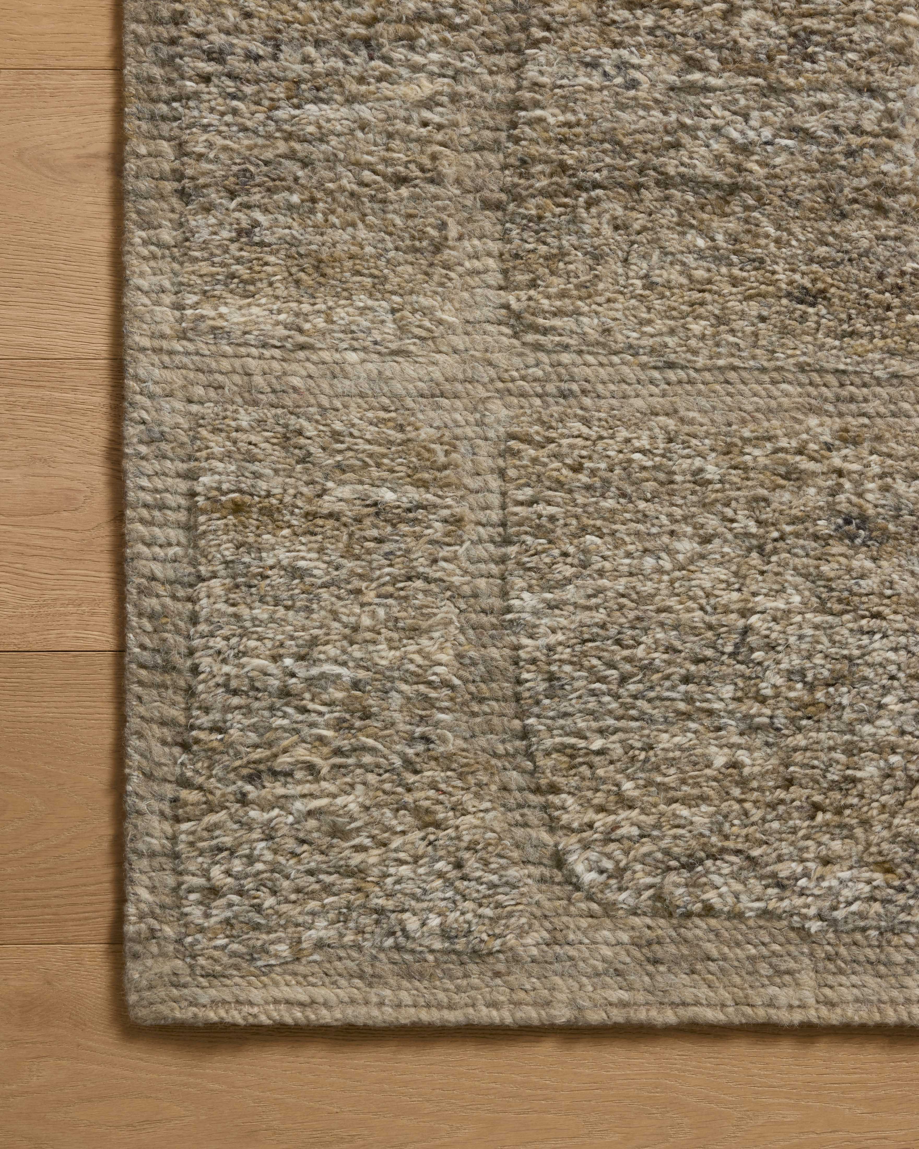 Loloi Hughes Olive Rug RUGS - wool Loloi 18" x 18" sample