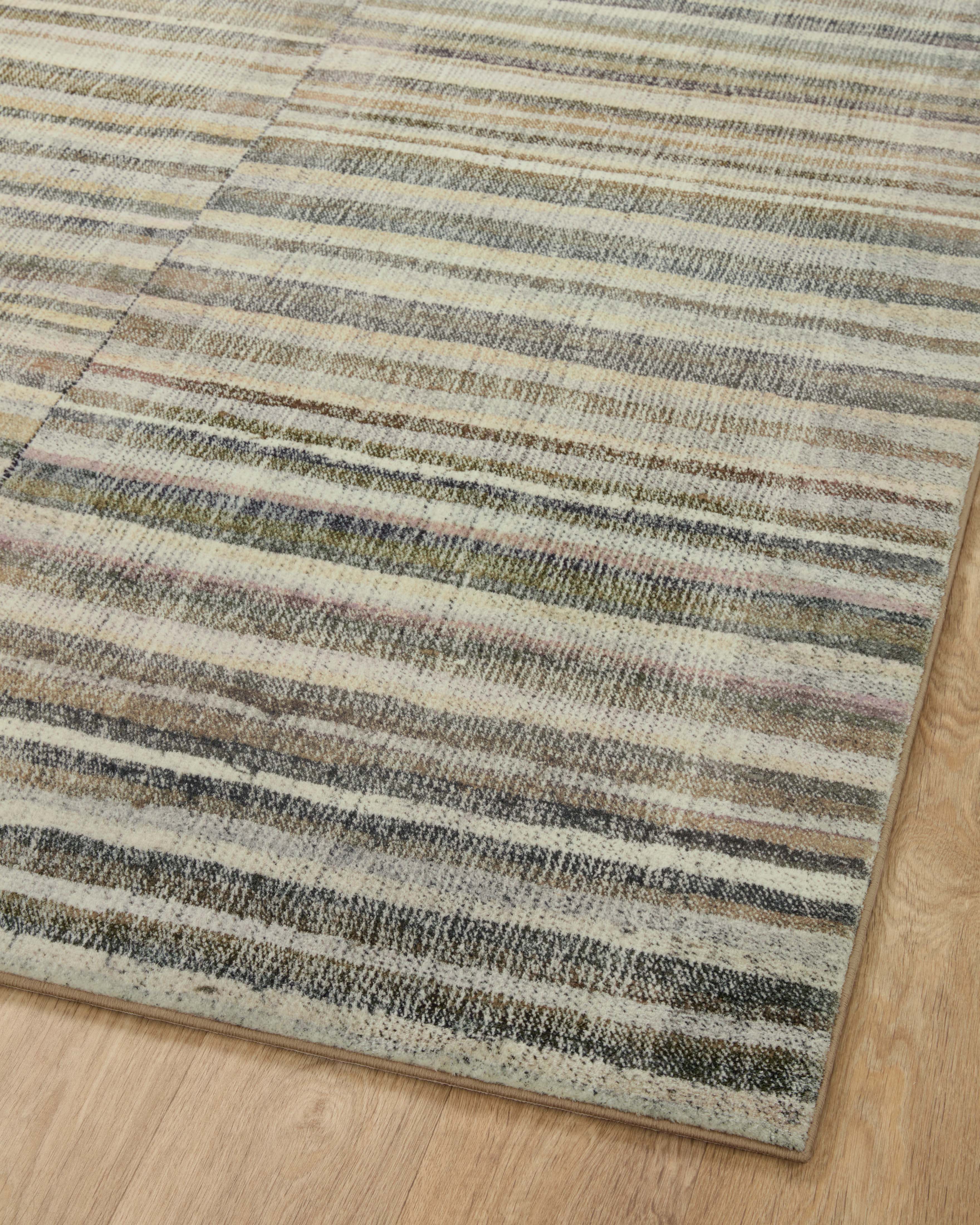 Chris Loves Julia x Loloi Humphrey Natural / Moss Rug 0-RUGS Loloi