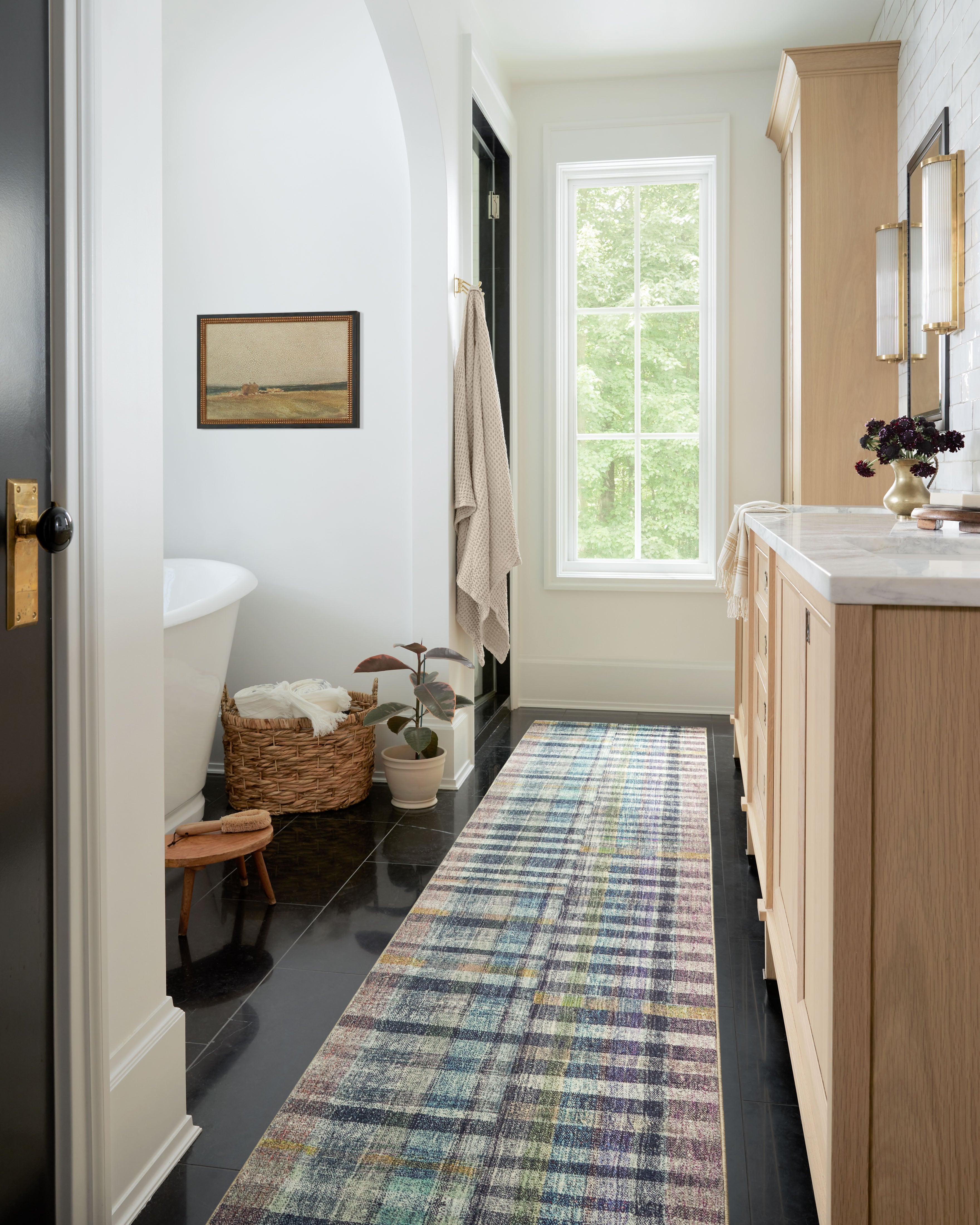 Chris Loves Julia x LoloiHumphrey Plum / Multi Rug RUGS - synthetic Loloi