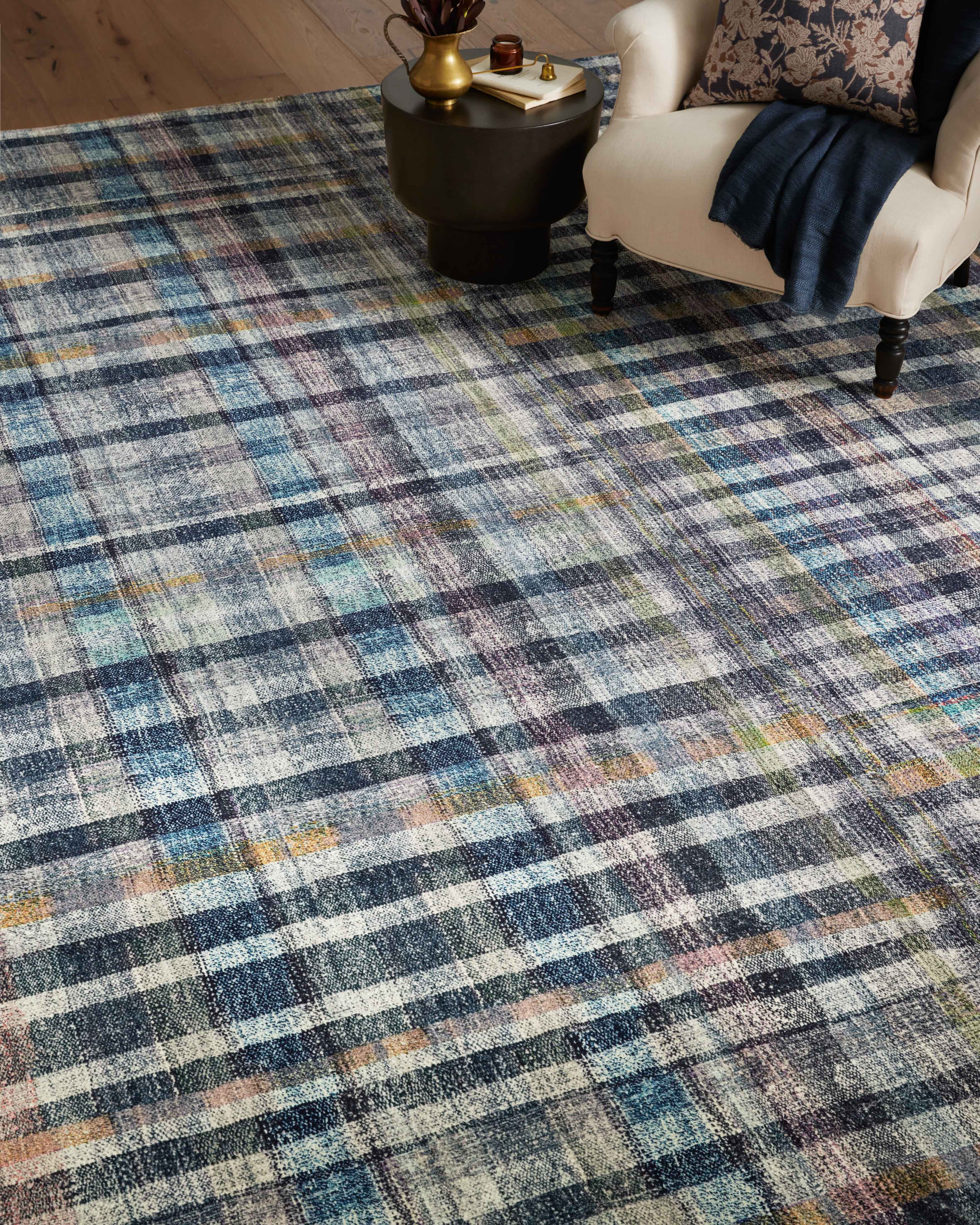 Chris Loves Julia x LoloiHumphrey Plum / Multi Rug RUGS - synthetic Loloi