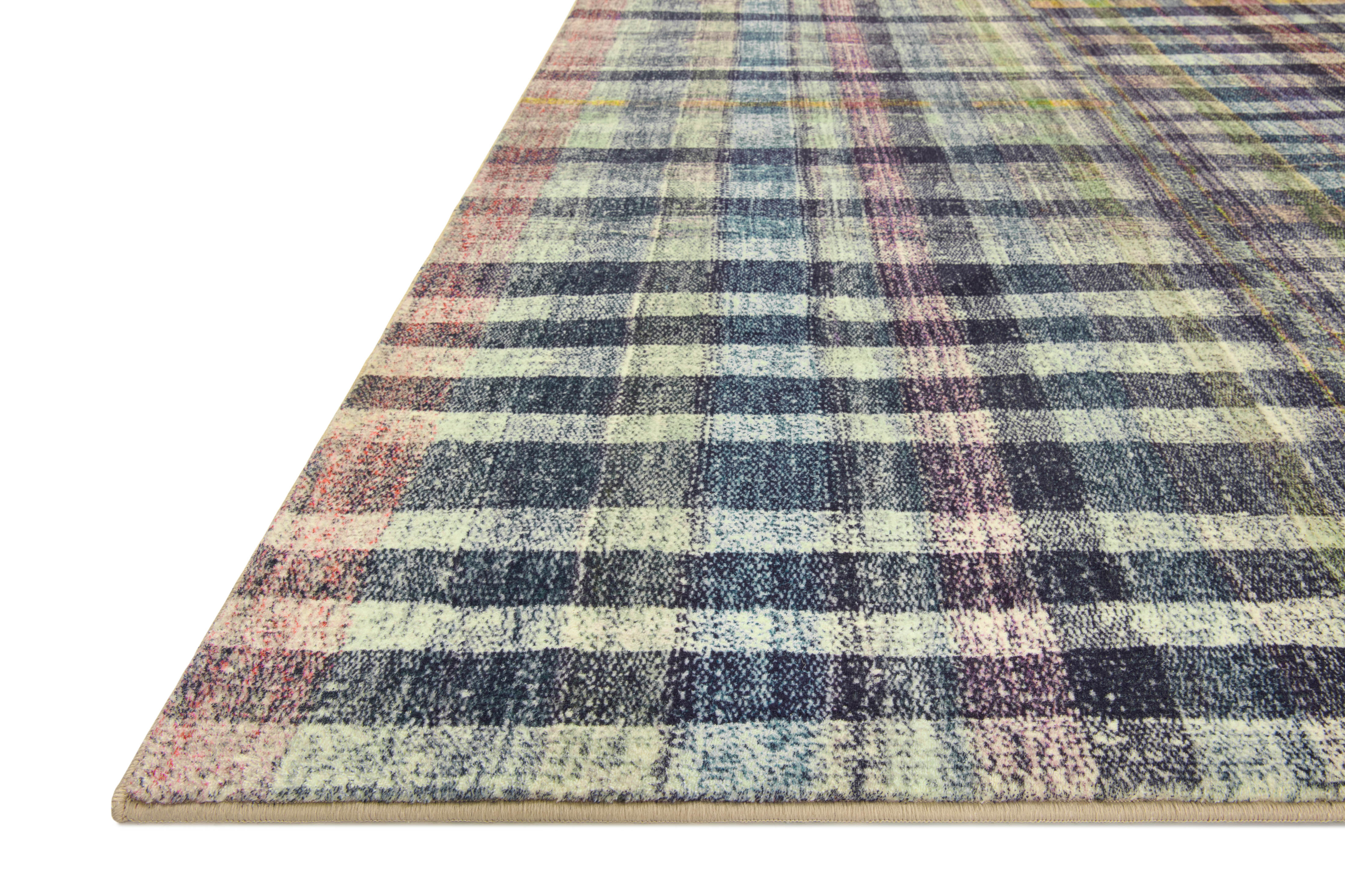 Chris Loves Julia x LoloiHumphrey Plum / Multi Rug RUGS - synthetic Loloi