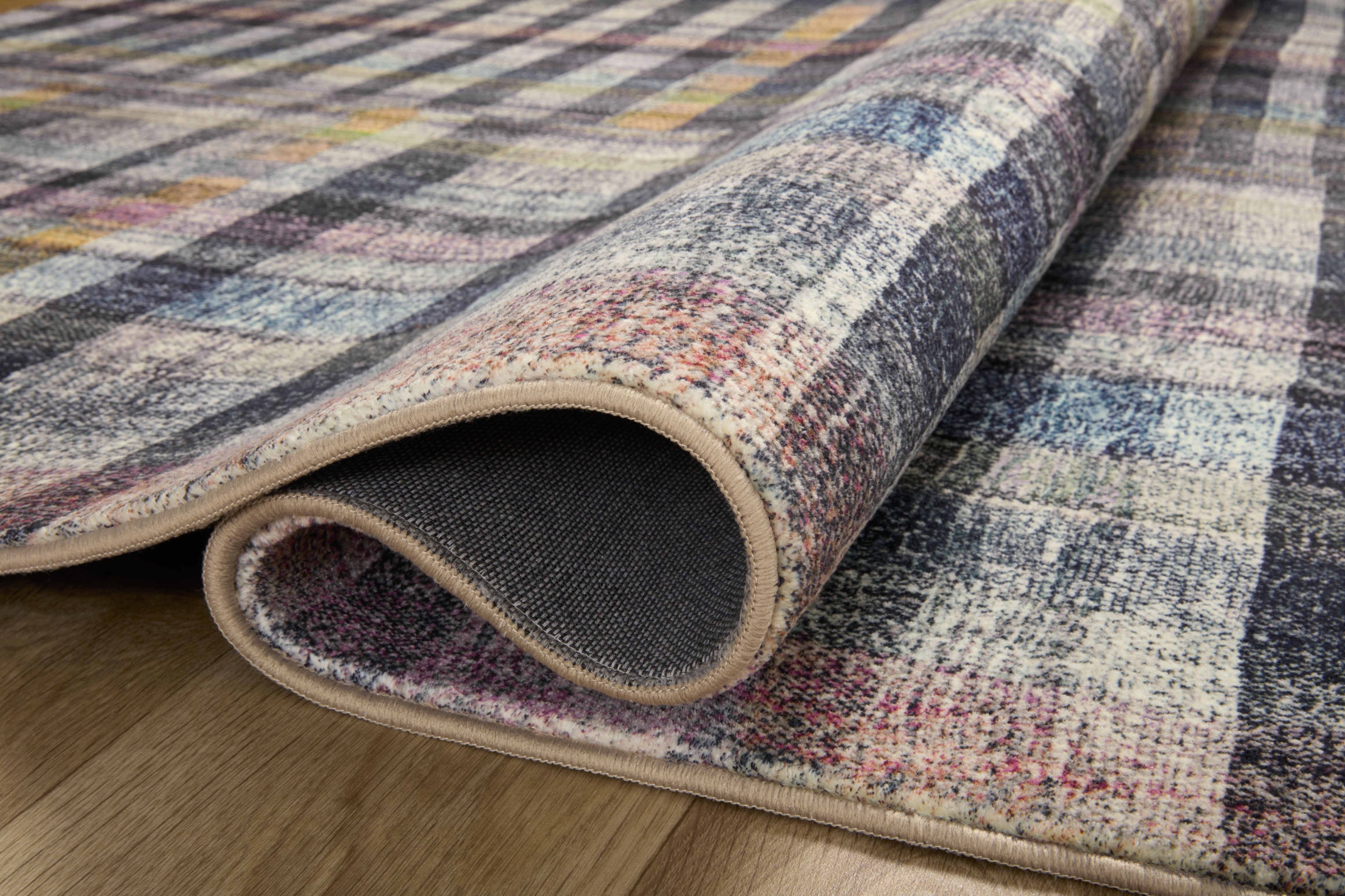 Chris Loves Julia x LoloiHumphrey Plum / Multi Rug RUGS - synthetic Loloi