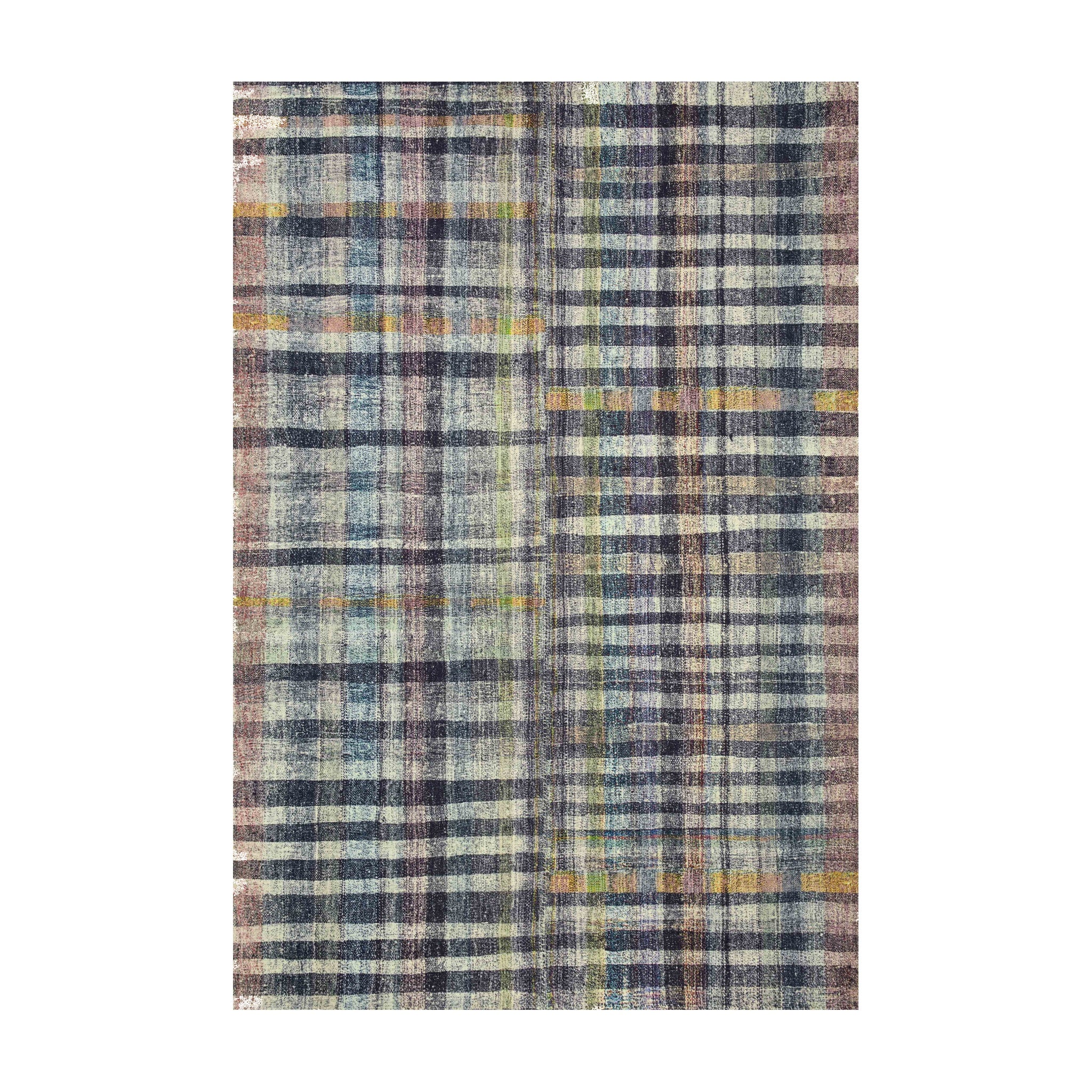Chris Loves Julia x LoloiHumphrey Plum / Multi Rectangle Rug, 2' x 3'6"