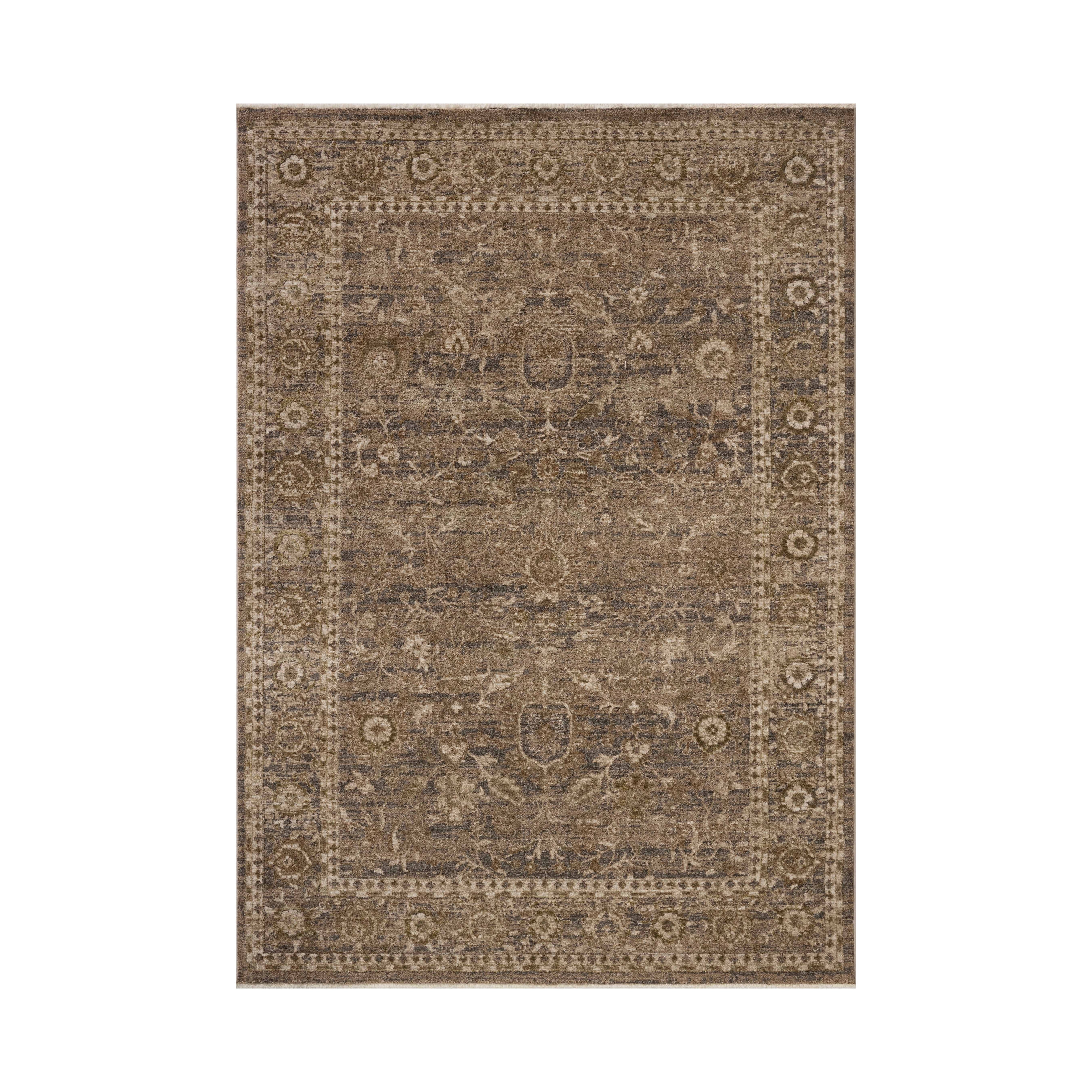 Loloi Haywood Pebble / Charcoal Rug RUGS - synthetic Loloi 18" x 18"