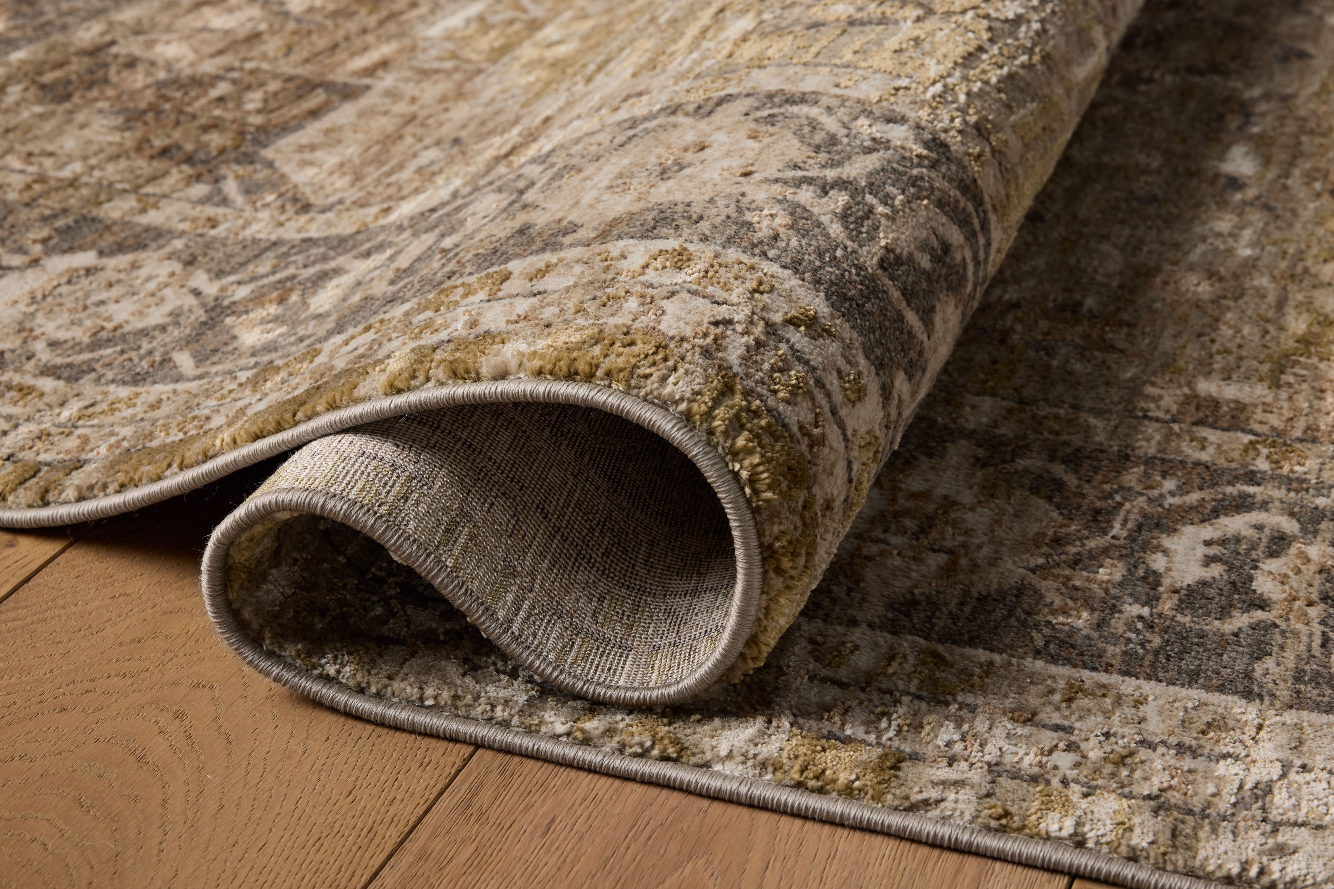 Loloi Haywood Moss / Charcoal Rug RUGS - synthetic Loloi 18" x 18"