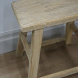 Daisy Reclaimed Elm Wood Accent Table/Stool