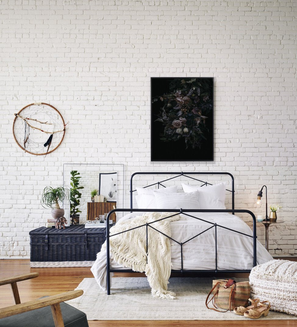Casey Iron Bed FURNITURE - bed Four Hands