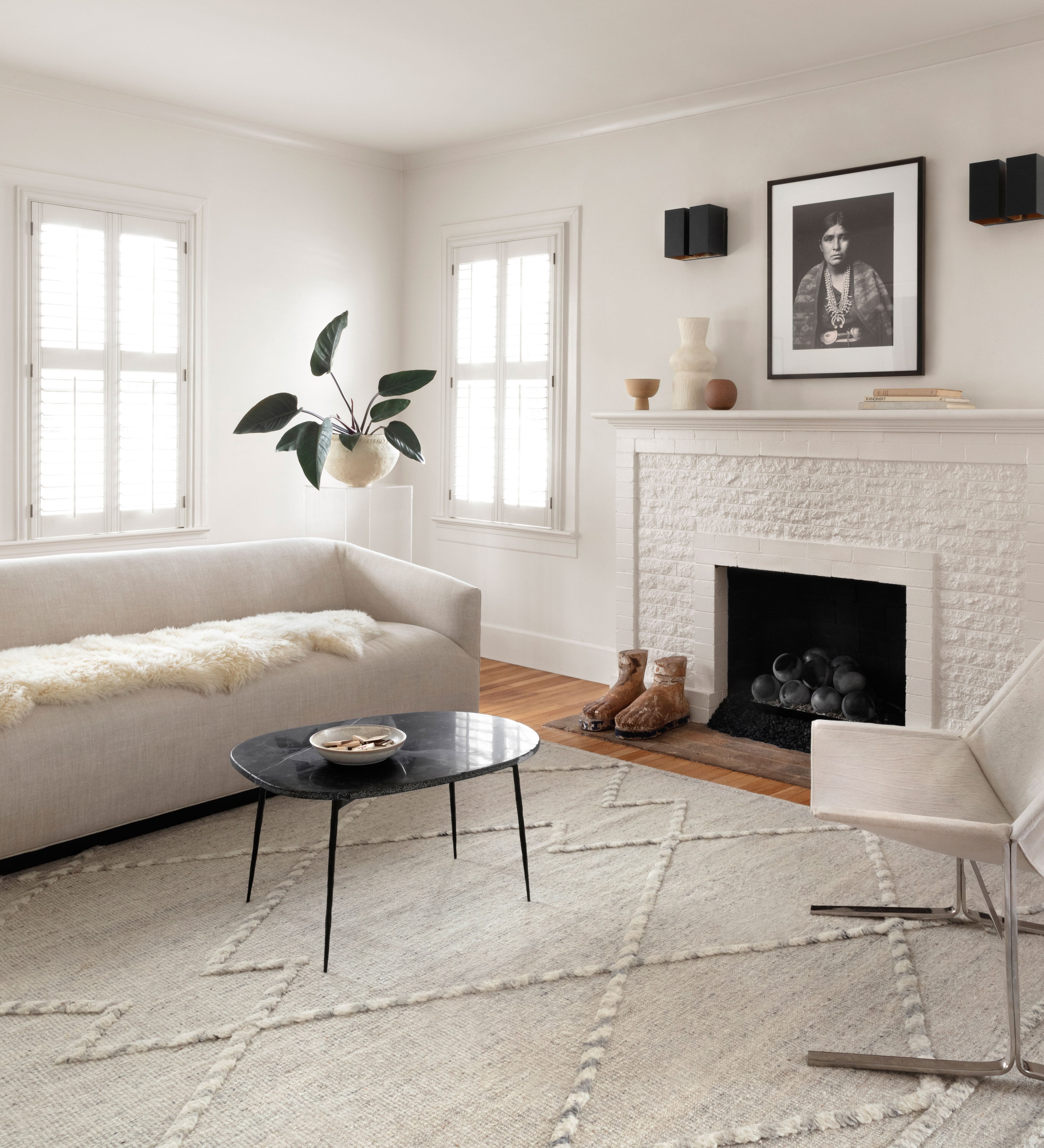 Loloi Iman Ivory / Lt. Grey Rug RUGS - patterned Loloi