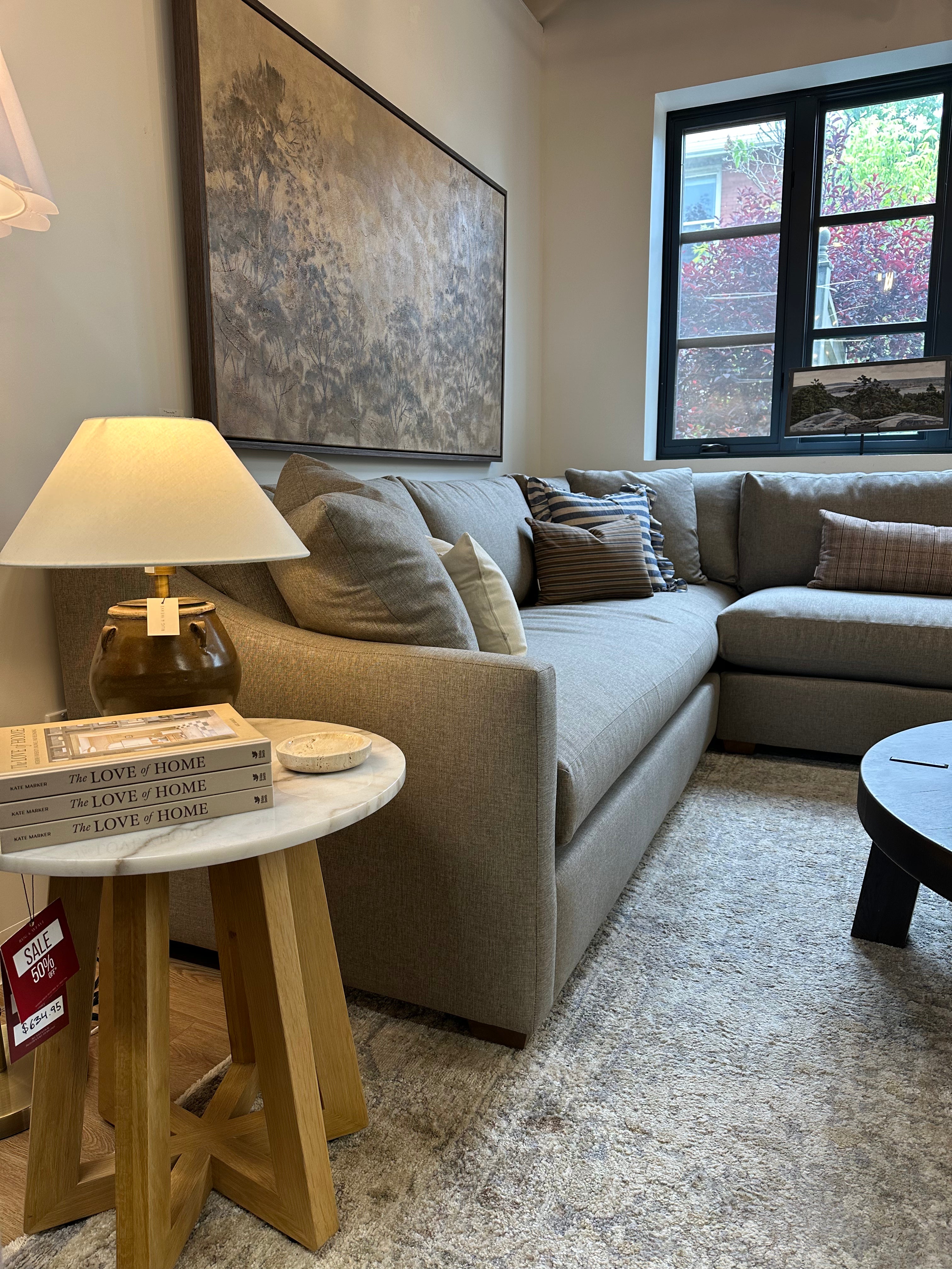 FLOOR MODEL - Bradford Sectional - 111" x 111" FURNITURE - floor model Rowe Furniture