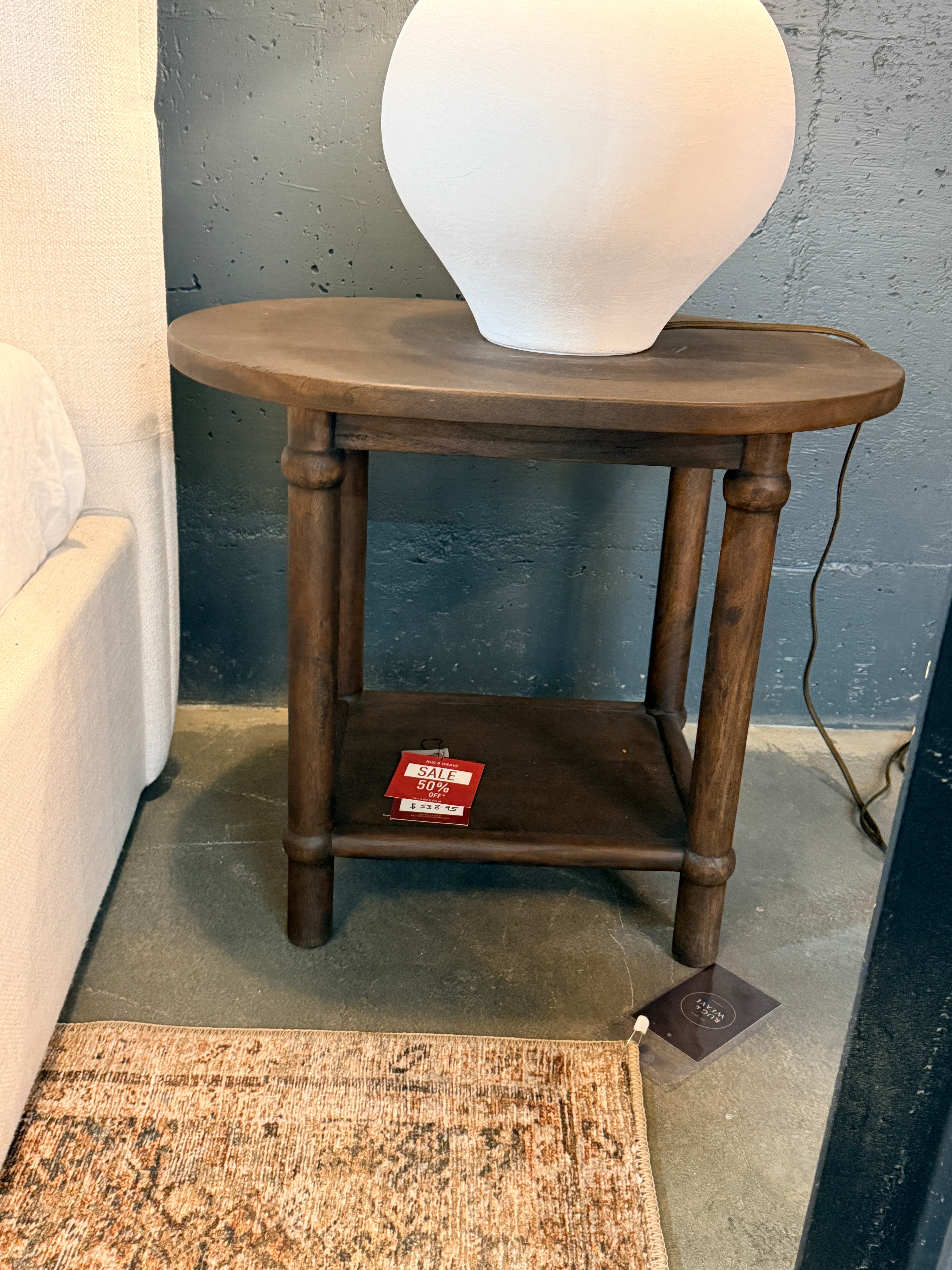 FLOOR MODEL - Charnes End Table FURNITURE - floor model Four Hands