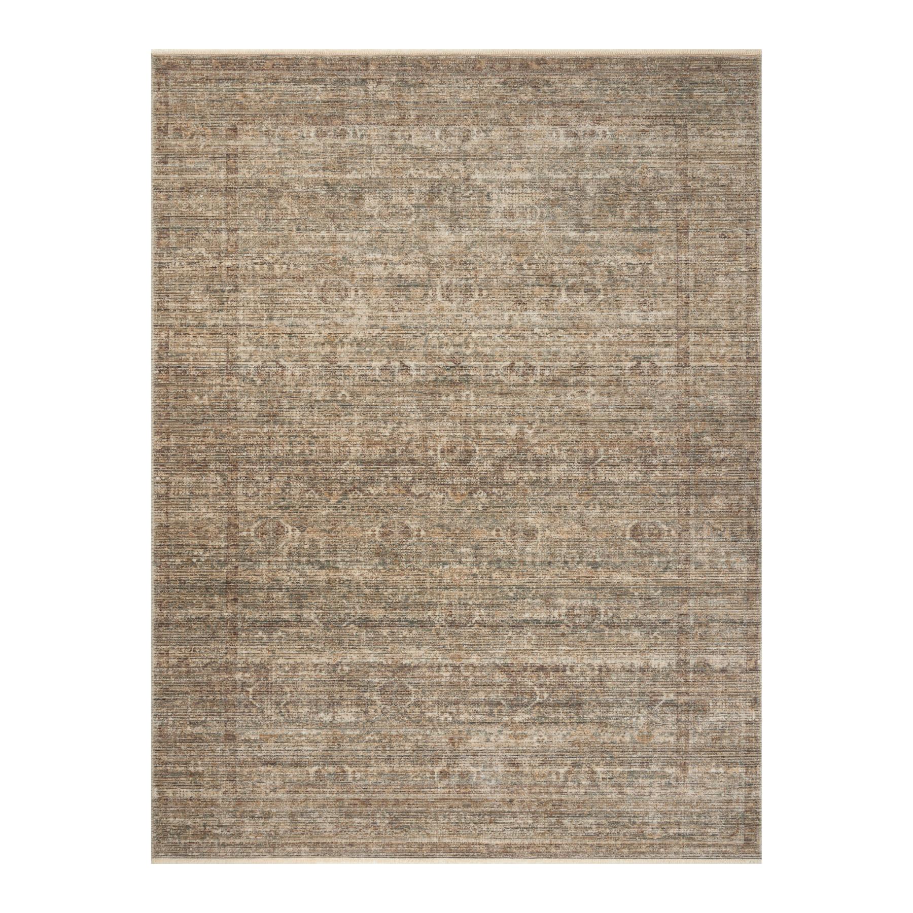 Amber Lewis x Loloi Molly Tobacco / Sage Rug 0-RUGS-patterned Loloi 18" x 18" sample