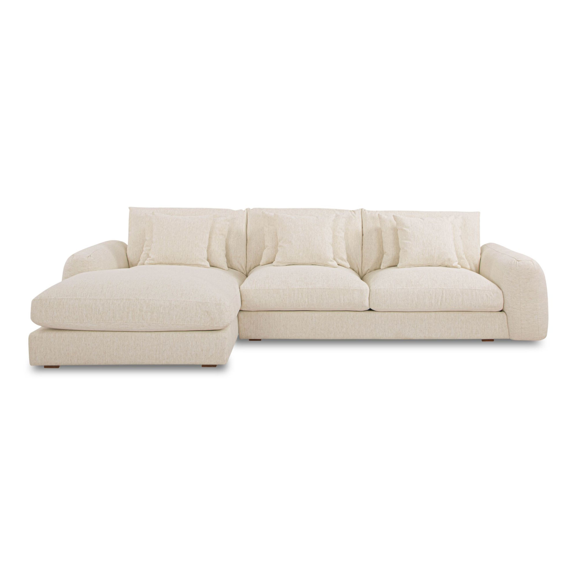 Beckett Sectional FURNITURE - sectionals Moe's Furniture Left Oat