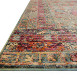Loloi Javari Slate / Berry Rug RUGS - synthetic Loloi