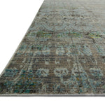 Loloi Javari Steel / Lagoon Rug RUGS - synthetic Loloi