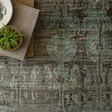 Loloi Javari Steel / Lagoon Rug RUGS - synthetic Loloi