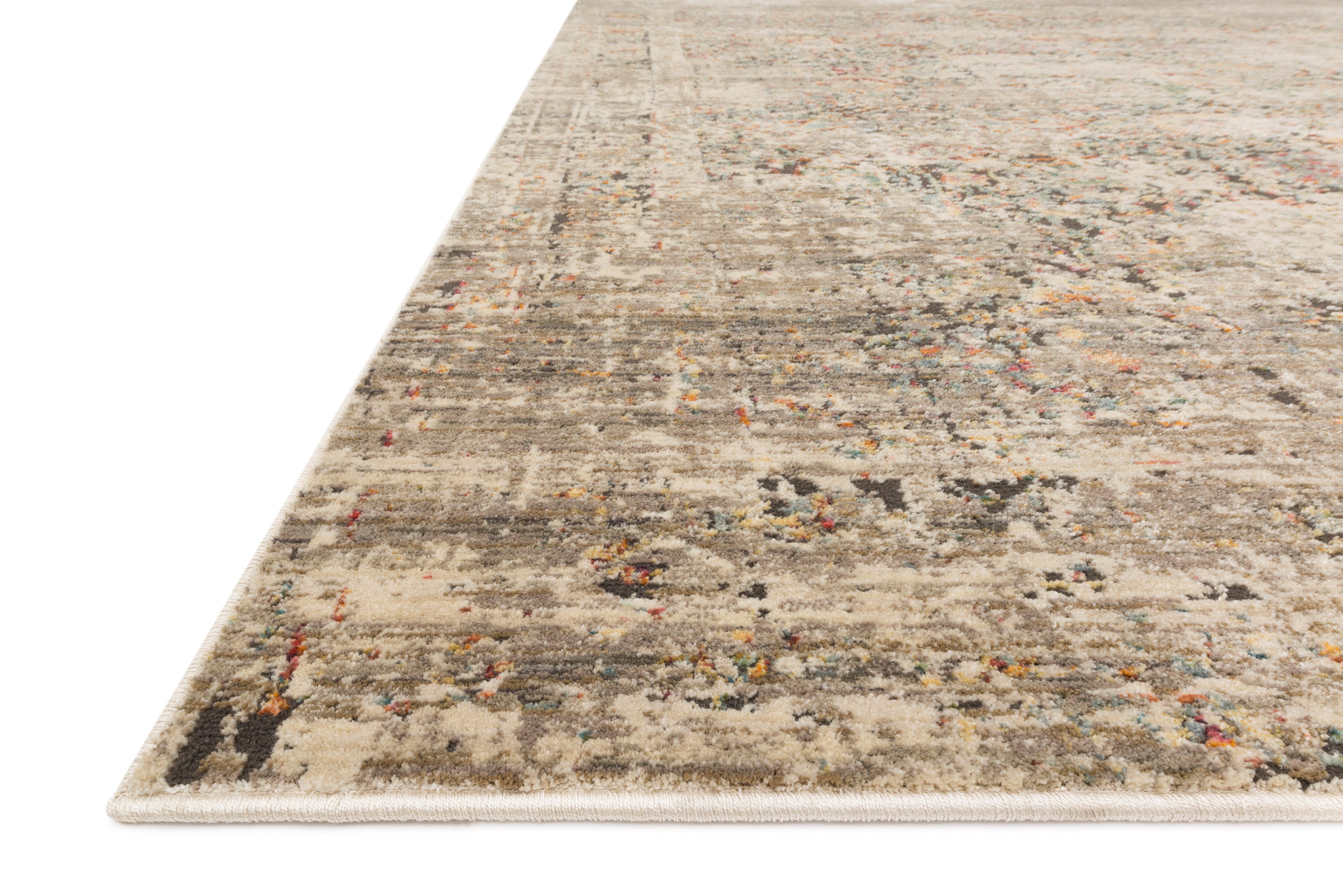 Loloi Javari Grey / Multi Rug RUGS - synthetic Loloi