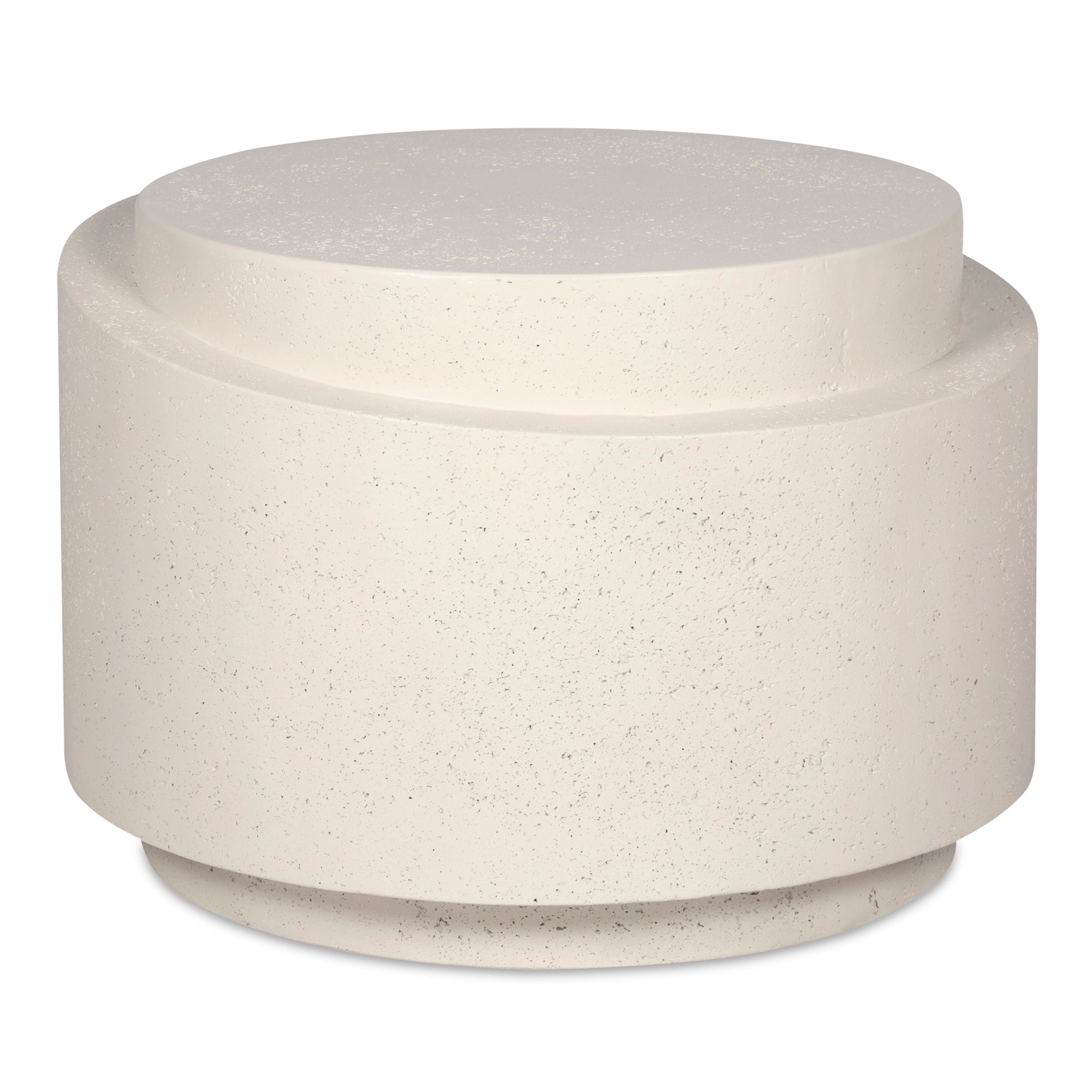 Cosmo Outdoor Accent Table, White