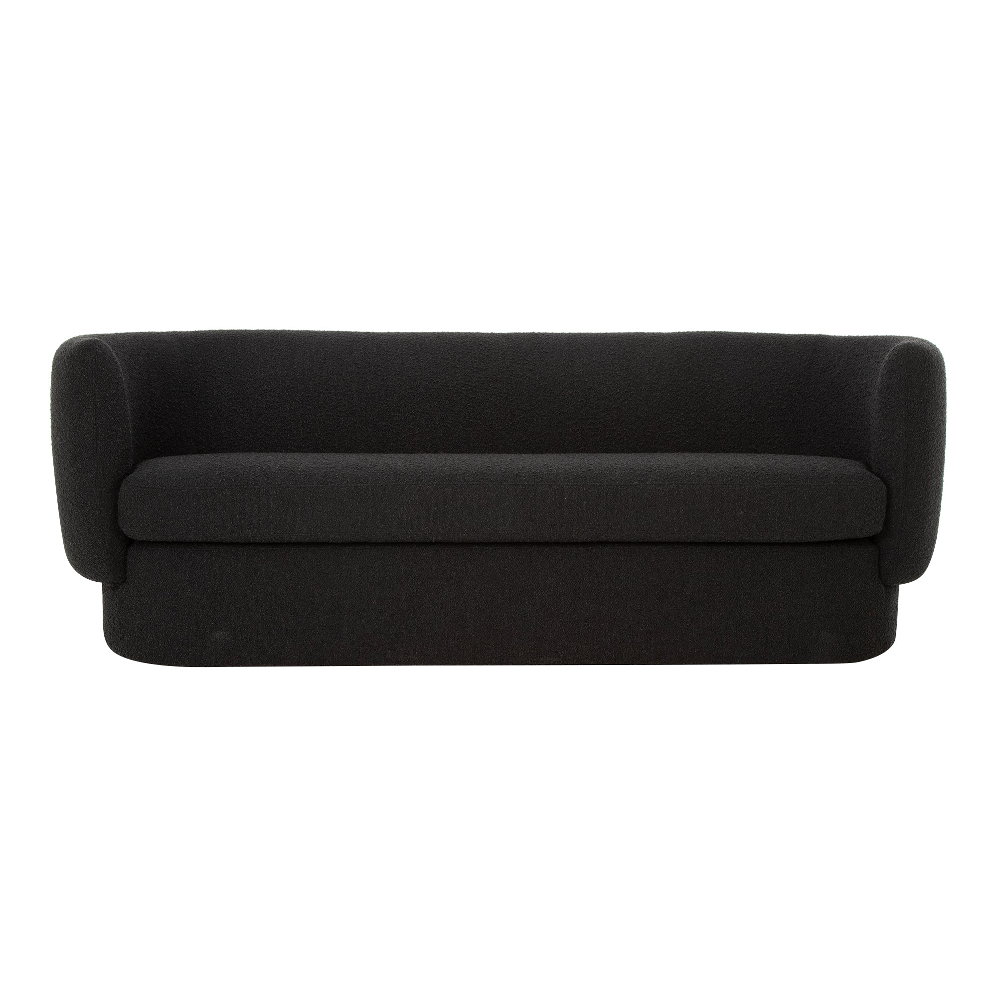 Kory 84" Sofa FURNITURE - sofa Moe's Furniture Black