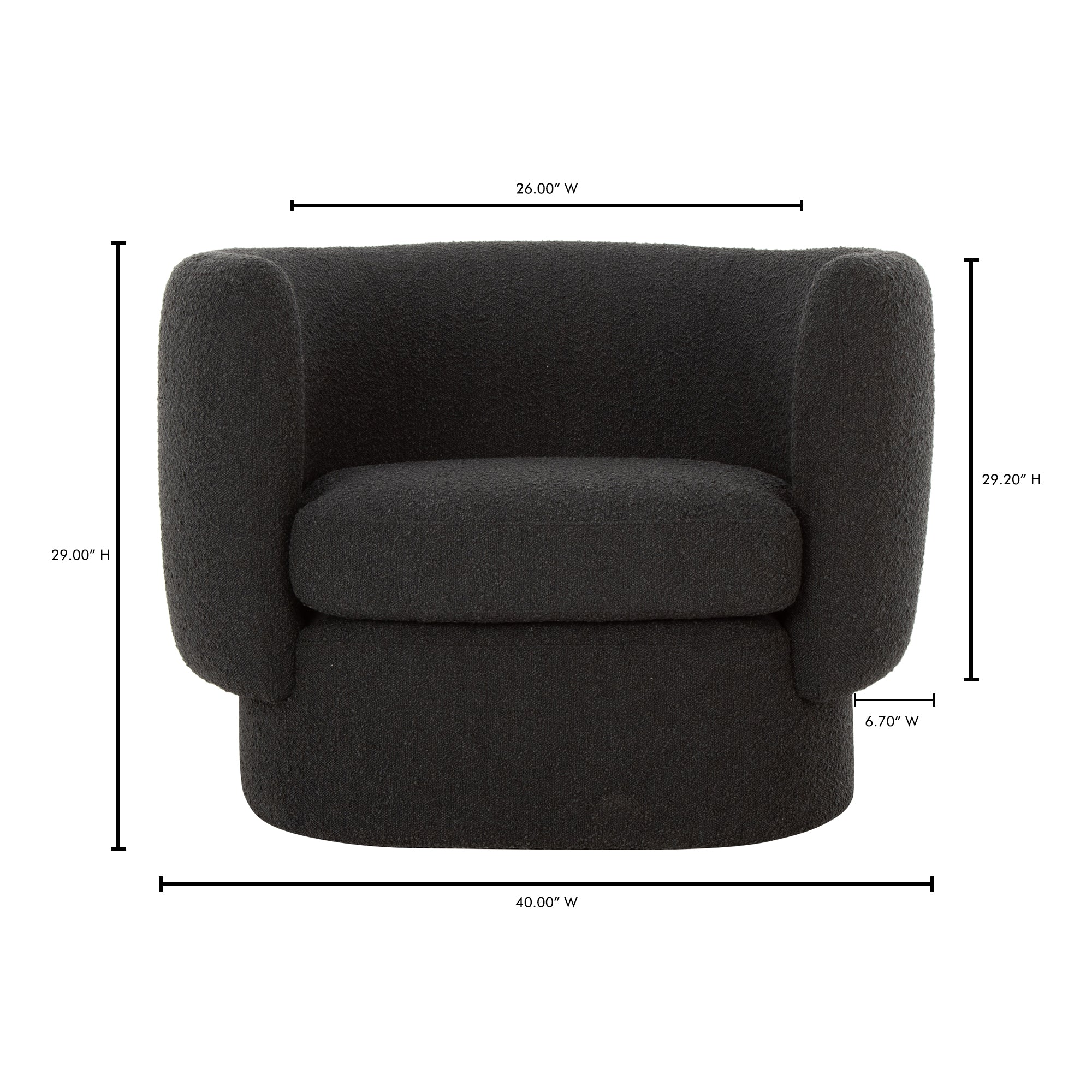 Kory Chair FURNITURE - accent chair Moe's Furniture