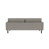 eq3 panama grey joan 83" sofa - rug & weave